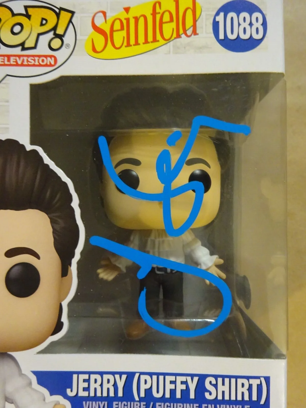 Jerry Seinfeld — Autographed Jerry Seinfeld Signed Puffy Shirt #1088 Funko Pop Beckett BAS COA, image 3
