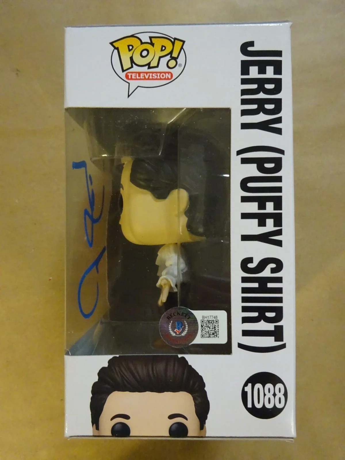Jerry Seinfeld — Autographed Jerry Seinfeld Signed Puffy Shirt #1088 Funko Pop Beckett BAS COA, image 5