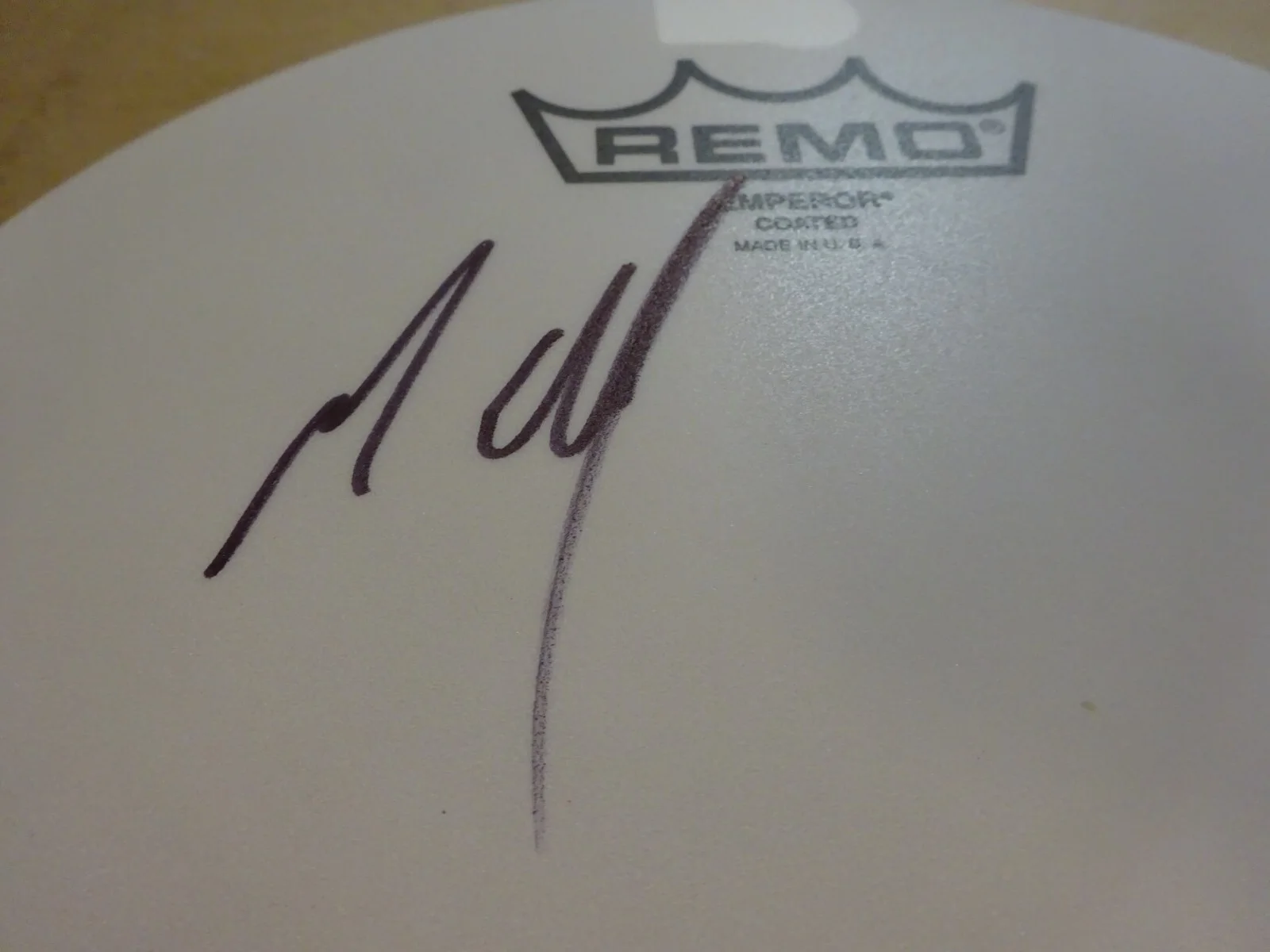 Autographed Matt Cameron Signed 8" Drumhead Pearl Jam Soundgarden Beckett COA, изображение 4