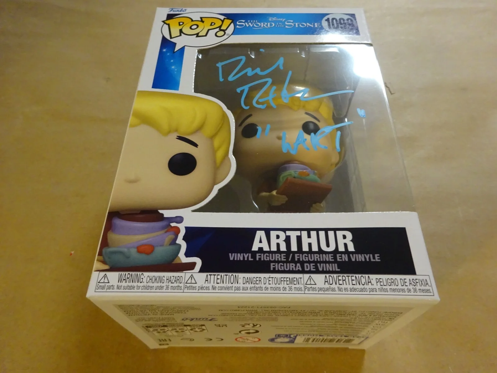 Richard Reitherman — Signed Richard Reitherman Sword In The Stone #1099 Funko Pop OC Celebrity COA, изображение 2