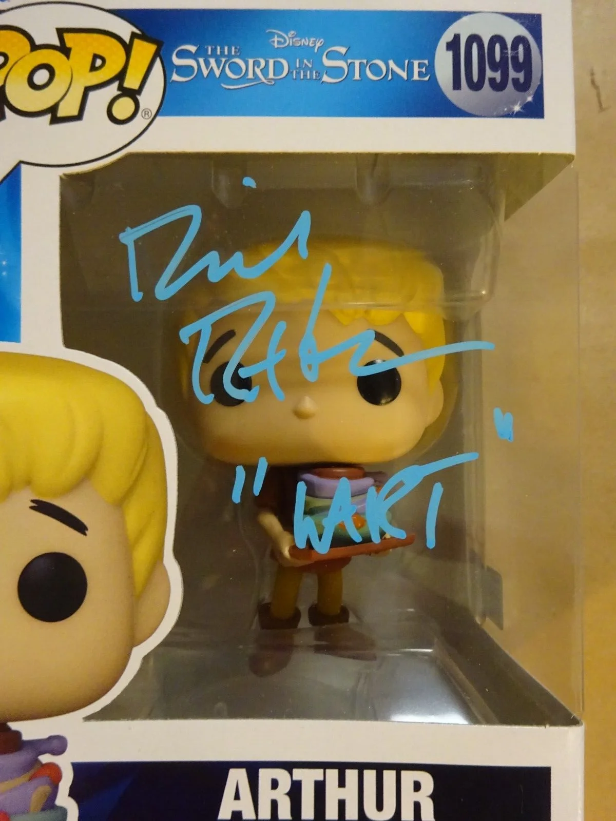 Richard Reitherman — Signed Richard Reitherman Sword In The Stone #1099 Funko Pop OC Celebrity COA, изображение 3