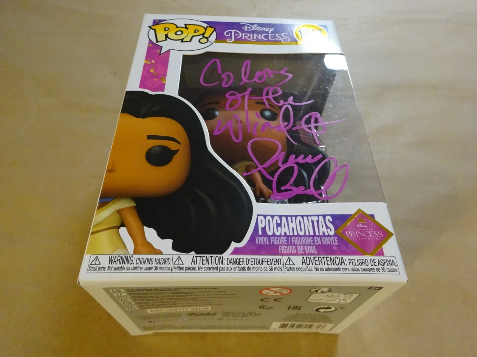 Irene Bedard — Signed Irene Bedard Autographed & Inscription Pocahontas Funko Pop Beckett COA, изображение 2