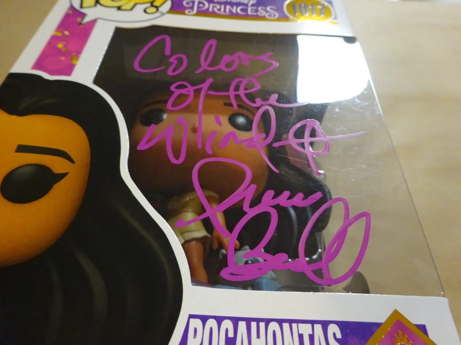 Irene Bedard — Signed Irene Bedard Autographed & Inscription Pocahontas Funko Pop Beckett COA, изображение 4