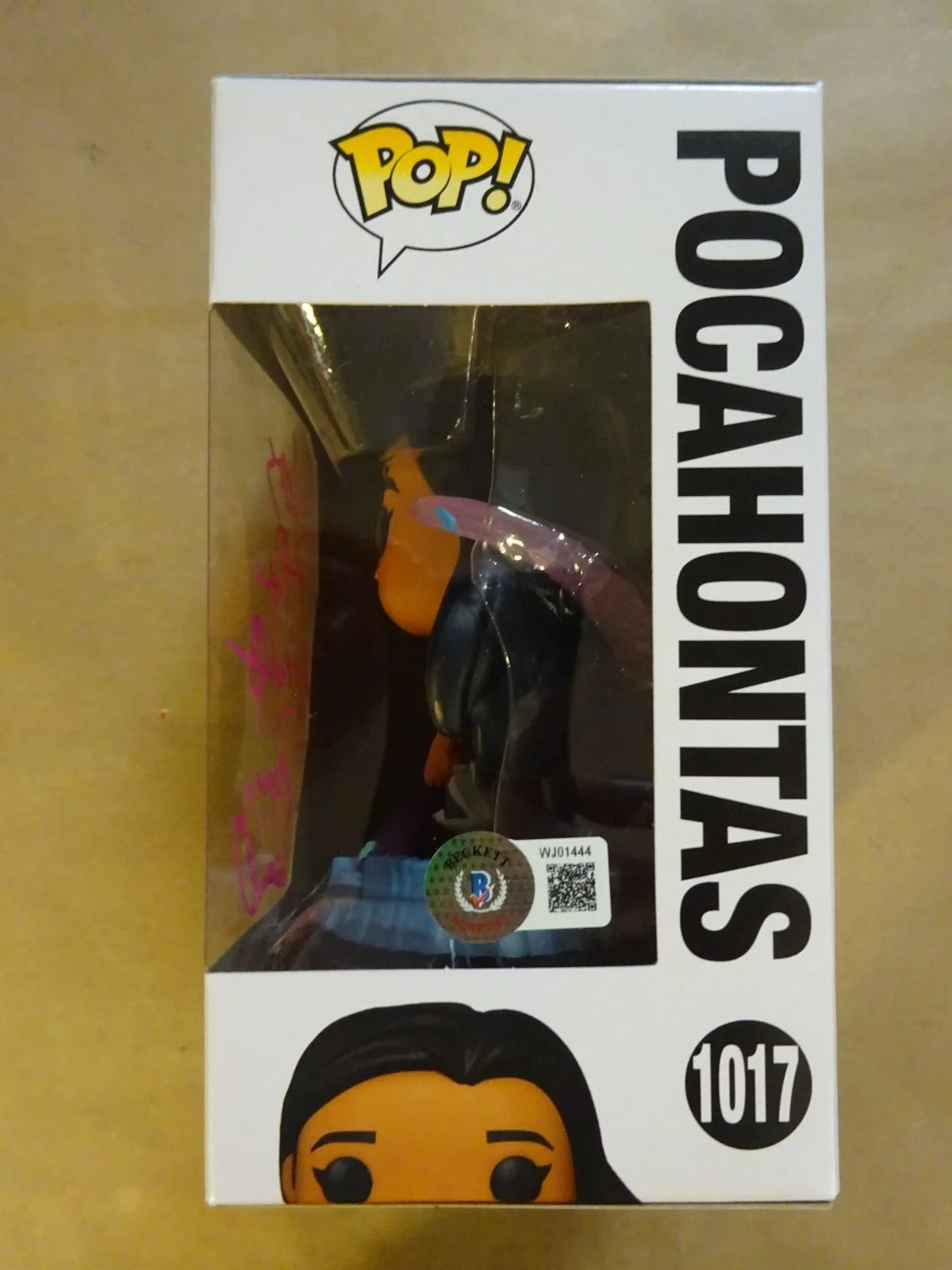 Irene Bedard — Signed Irene Bedard Autographed & Inscription Pocahontas Funko Pop Beckett COA, изображение 5