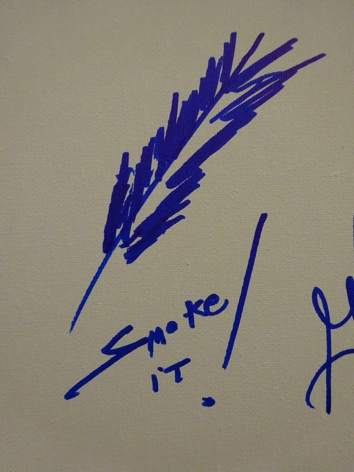 George Jung — Autographed GEORGE JUNG Signed 10"x10" Weed Sketch - Blow - BECKETT BAS COA, изображение 5