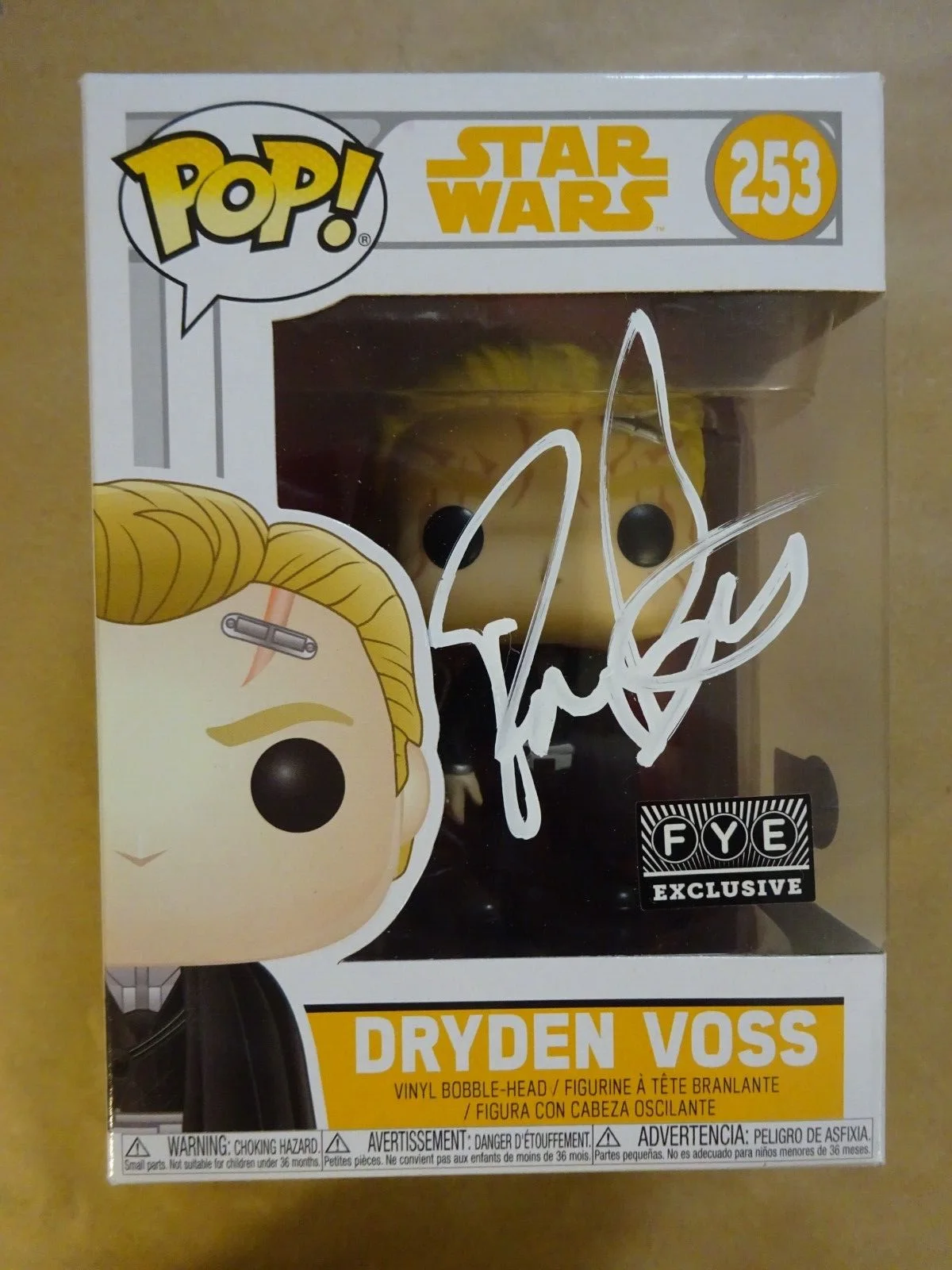 Paul Bettany — Autographed Paul Bettany Signed Dryden Voss Vos Star Wars Solo Funko Pop BAS COA