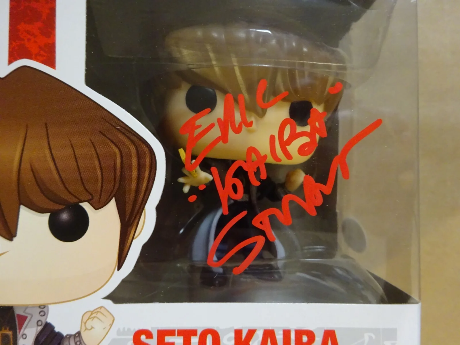 Eric Stuart — Autographed Eric Stuart Signed Yu Gi Oh Seto Kaiba Funko # 388 Pop JSA COA, изображение 4
