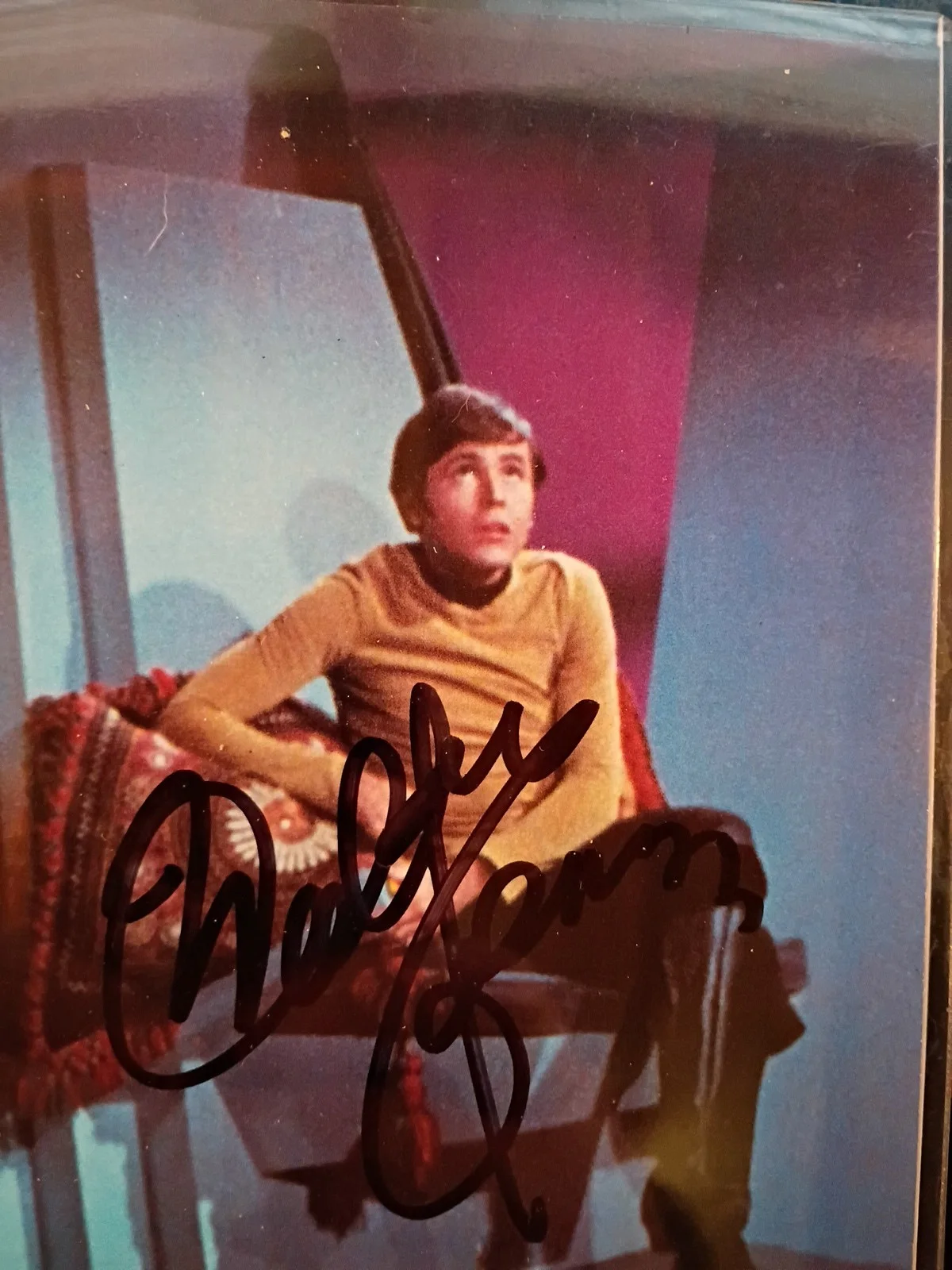 Walter Koenig — WALTER KOENIG SIGNED AUTOGRAPH 4x6 PHOTO On 9x7 Plaque CHEKOV STAR TREK TOS, изображение 3