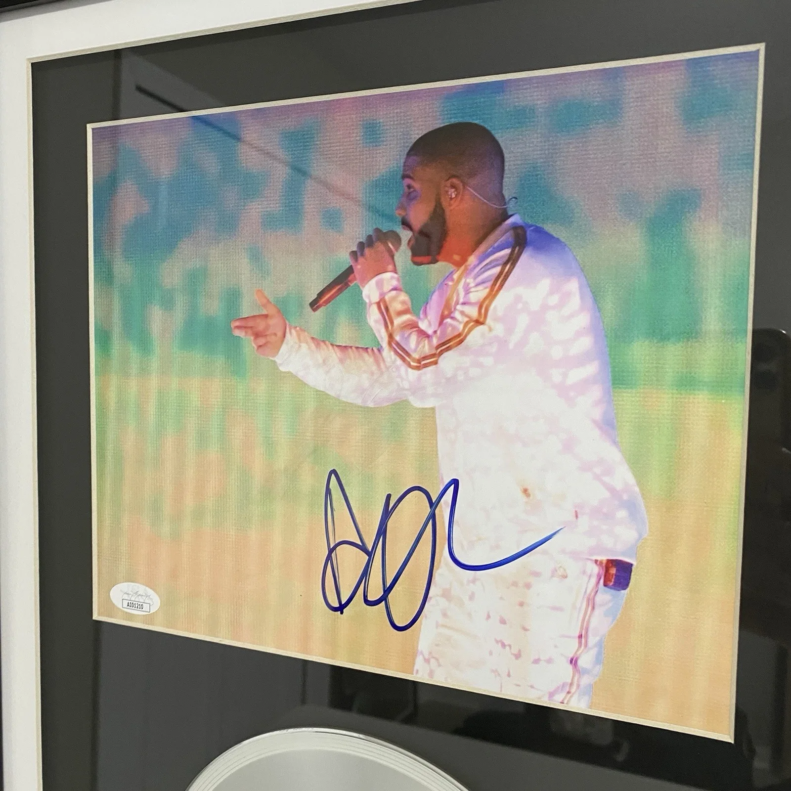 Drake Aubrey Graham Signed JSA Framed OVO Iceman PSA Auto Rapper Vinyl Drizzy, image 2