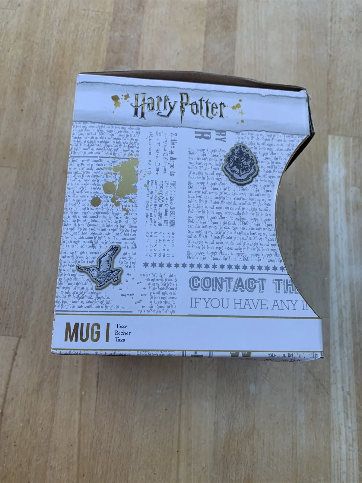 HARRY POTTER LEVITATING MUG CUP CERAMIC BLACK 300ml JK ROWLING BRAND NEW IN BOX, image 2