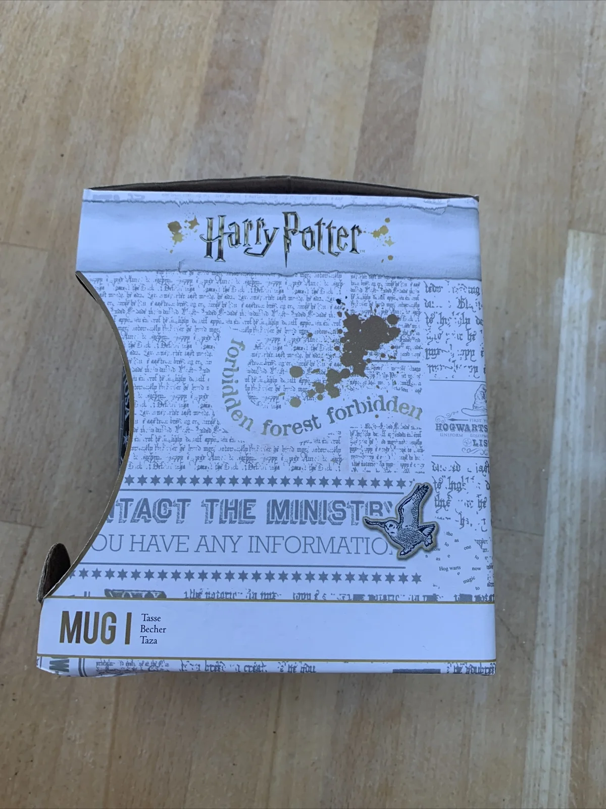 HARRY POTTER LEVITATING MUG CUP CERAMIC BLACK 300ml JK ROWLING BRAND NEW IN BOX, image 4