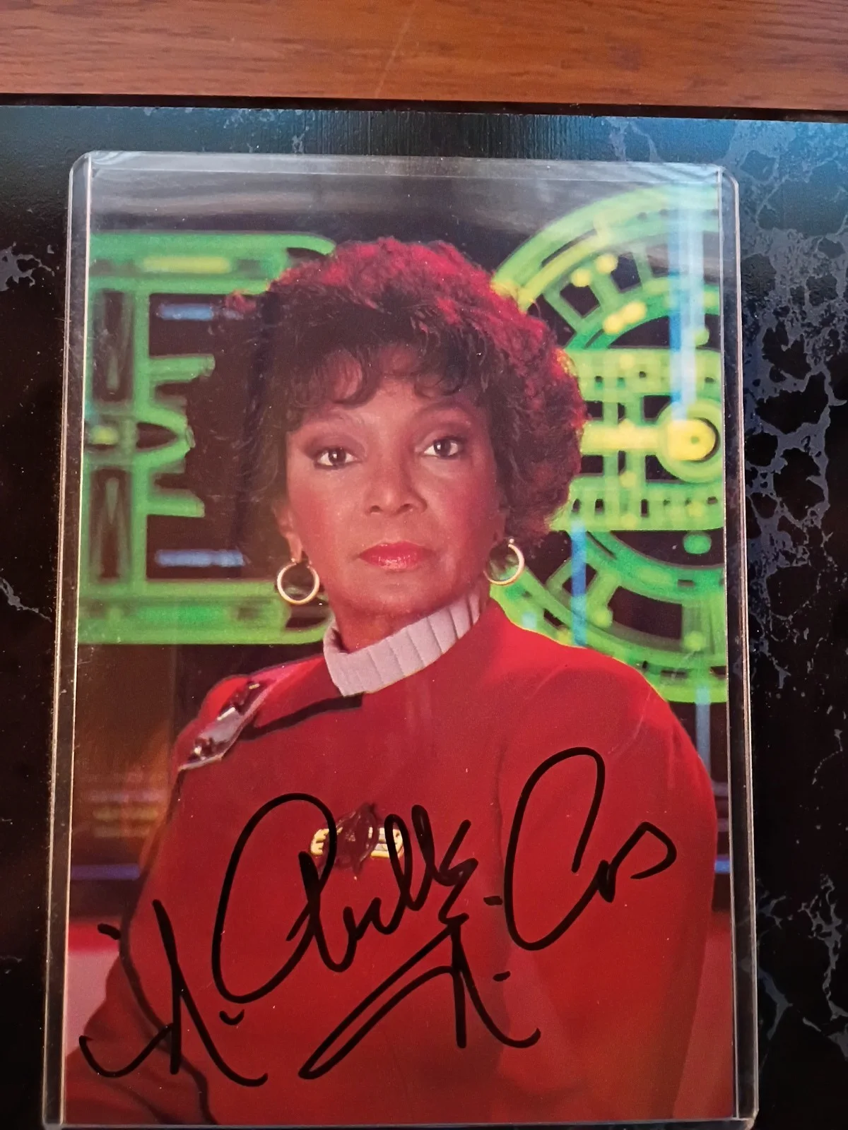 Nichelle Nichols — Nichelle Nichols Signed 6x4 Photo On A Plaque- STAR TREK - ICONIC Lt Uhura, изображение 4