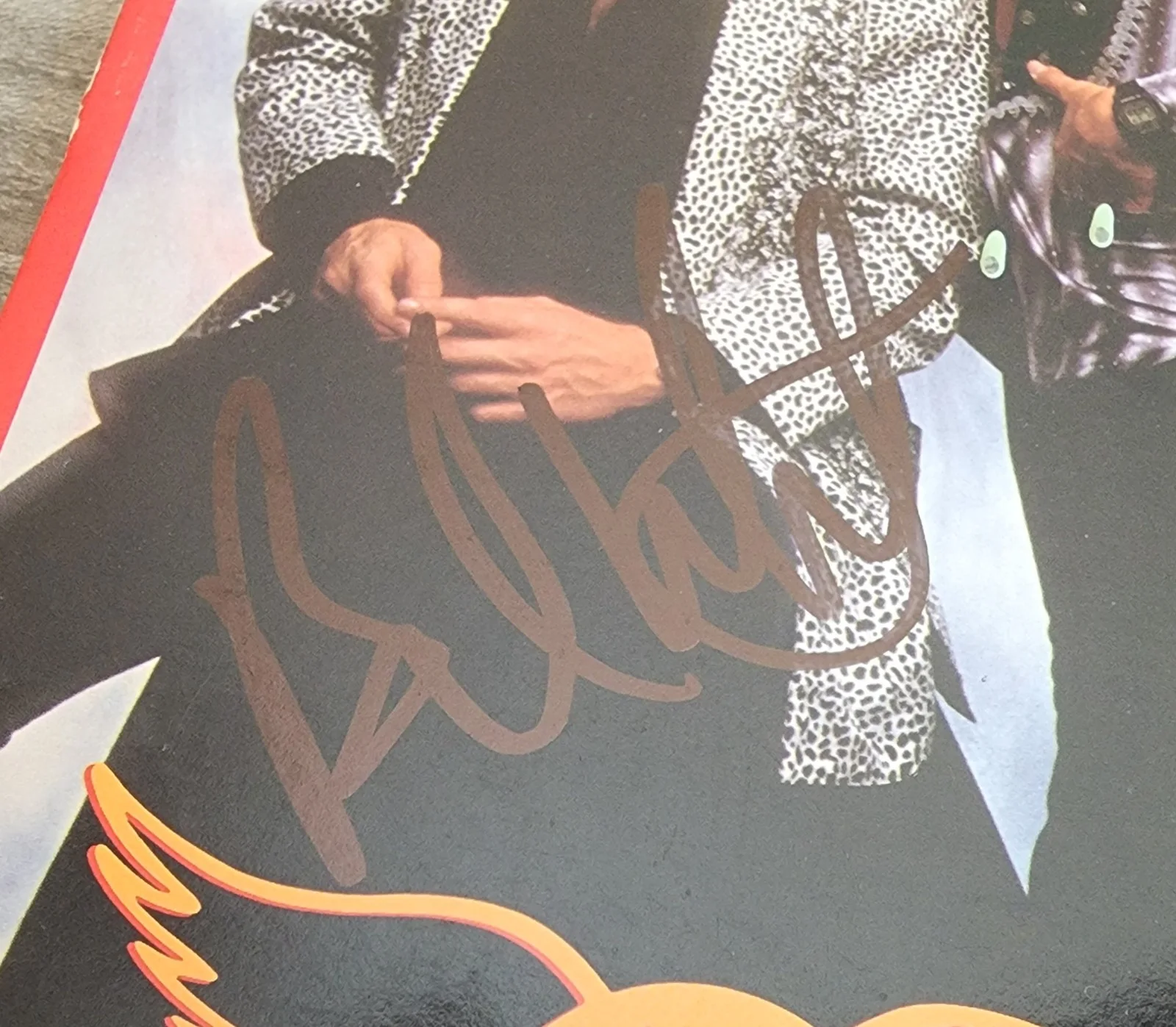 Brad Whitford Signed Aerosmith - Dude Looks Like A Lady Record Album RAD, image 2