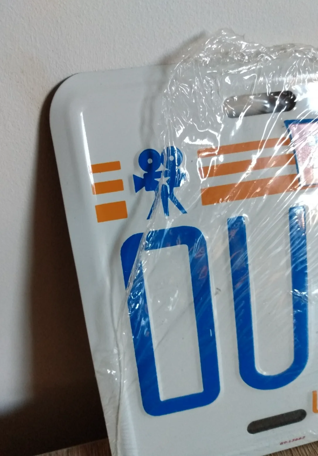 Universal Studios Florida Back To The Future Ride Licence Plate New/Part Sealed, image 2