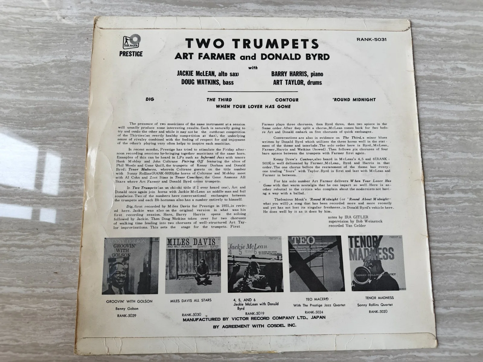 Jackie Mclean signed autographed lp original jazz great rare, image 3