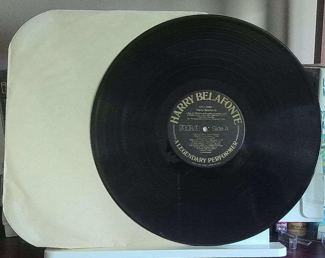 Harry Belafonte Signed -A Legendary Performer-LP w/CoA CPL 1-2469 stereo, изображение 3