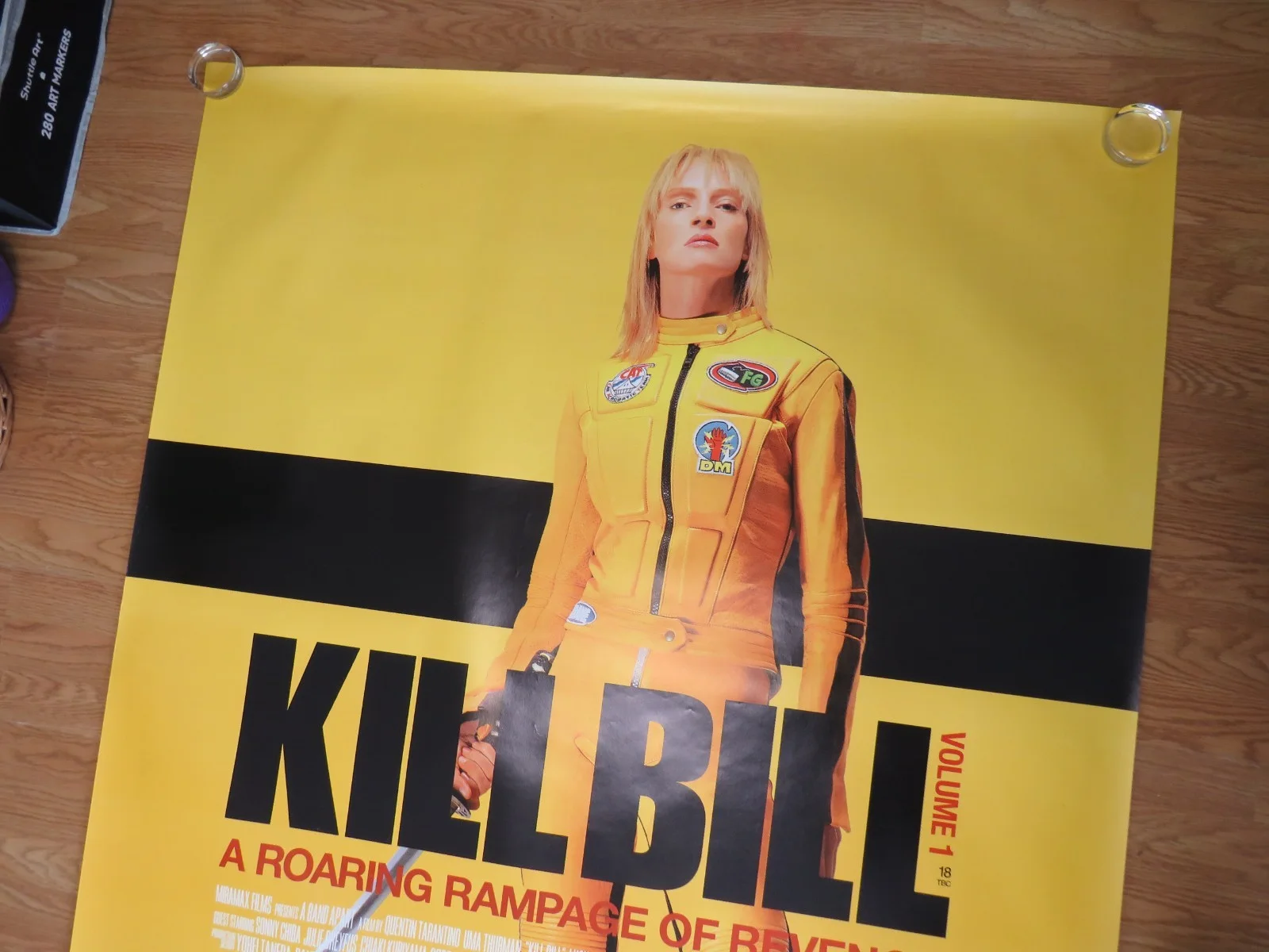 KILL BILL VOL. 1 ORIGINAL 2003 DS BUS STOP FILM POSTER Uma Thurman HUGE RARE, image 3
