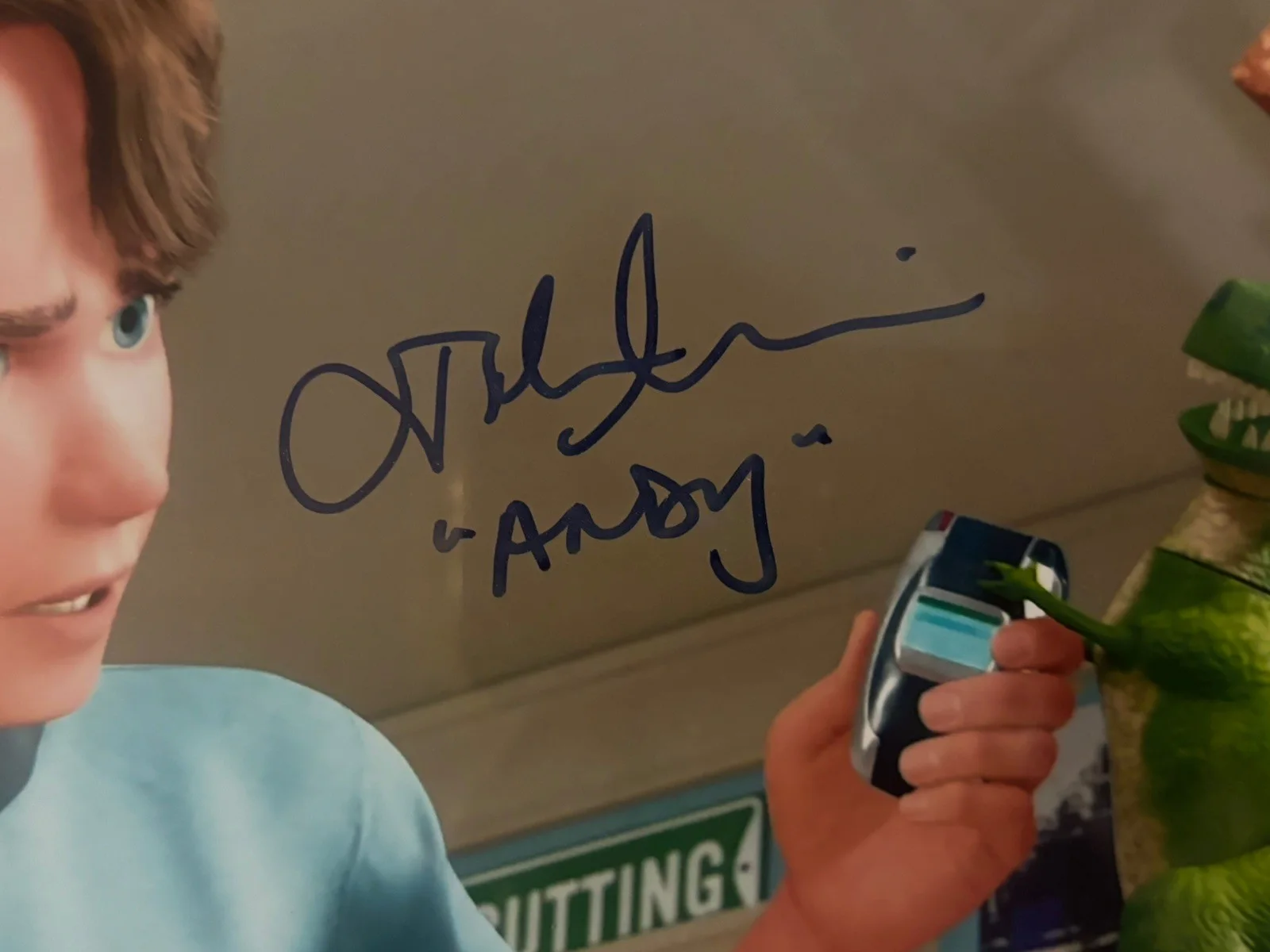 John Morris — Autographed John Morris Signed 8"x10" Photo Andy Toy Story Beckett COA, изображение 4