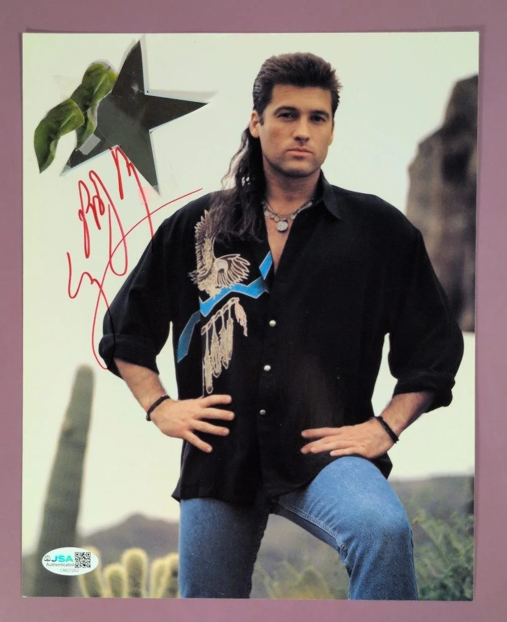 Billy Ray Cyrus Autographed Fan Club 10" x 8" Photo JSA Certified CM27262, изображение 3