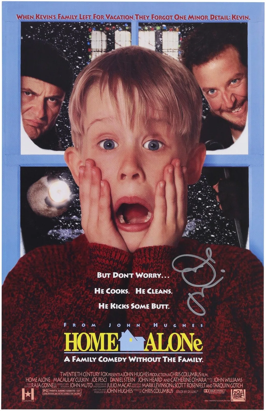 Joe Pesci — Joe Pesci Autographed Home Alone 11" x 17" Movie Poster