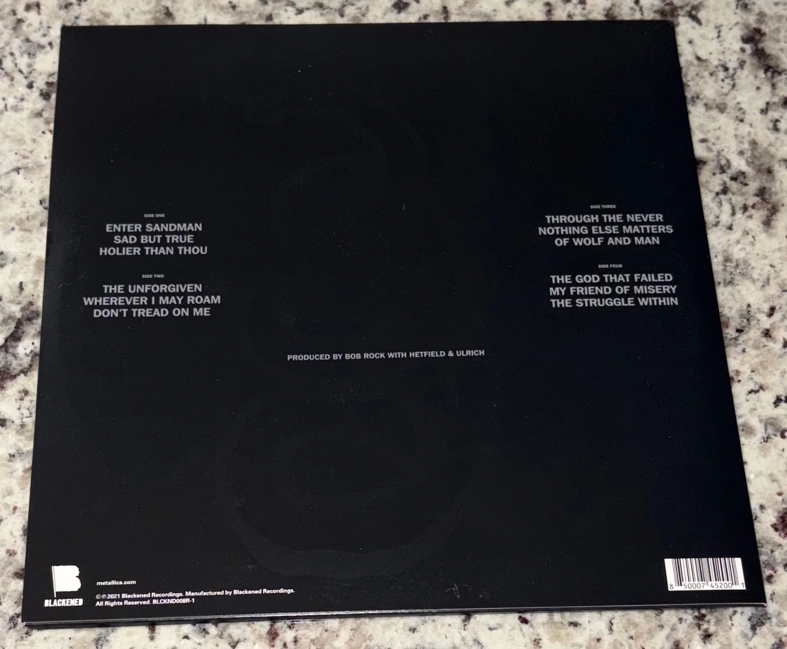 JASON NEWSTED SIGNED AUTOGRAPHED VINYL ALBUM BLACK ALBUM RECORD METALLICA JSA, изображение 2