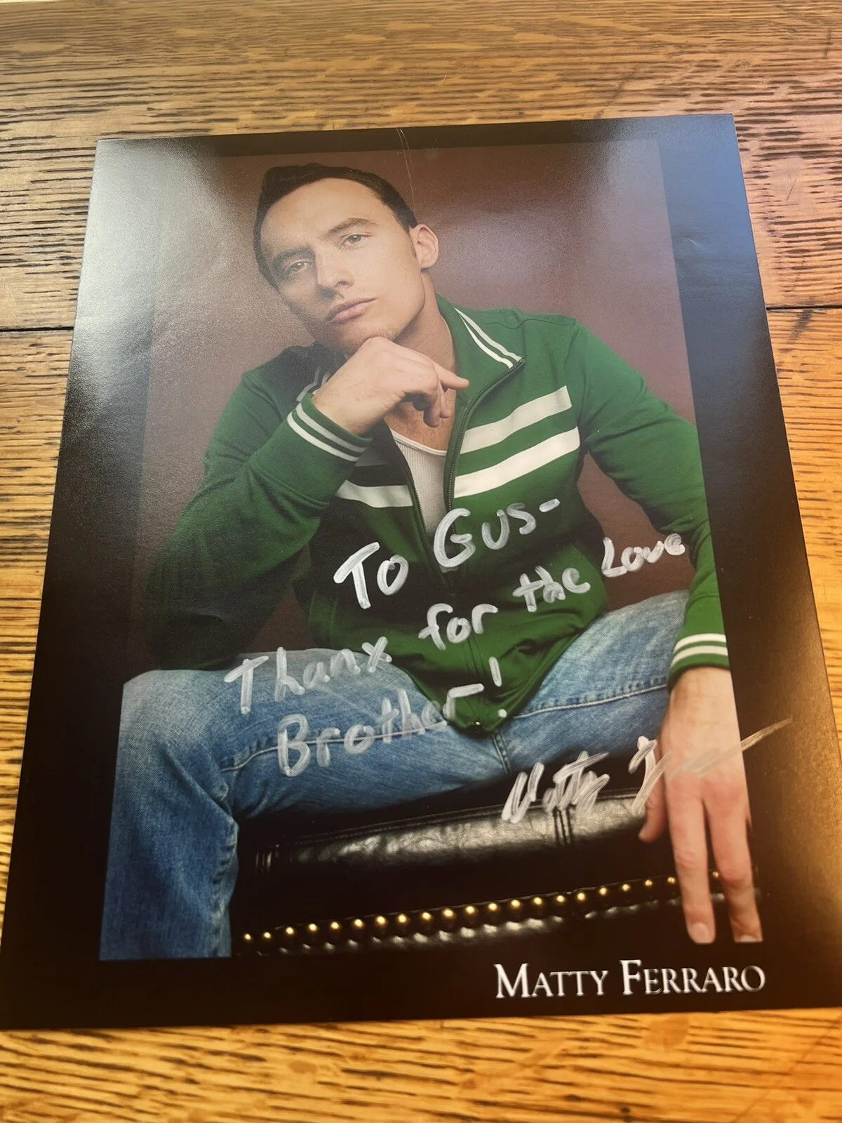 Matty Ferraro- Signed Auto 8x10 Photo - Actor - The Astronaut Wives Club, изображение 2