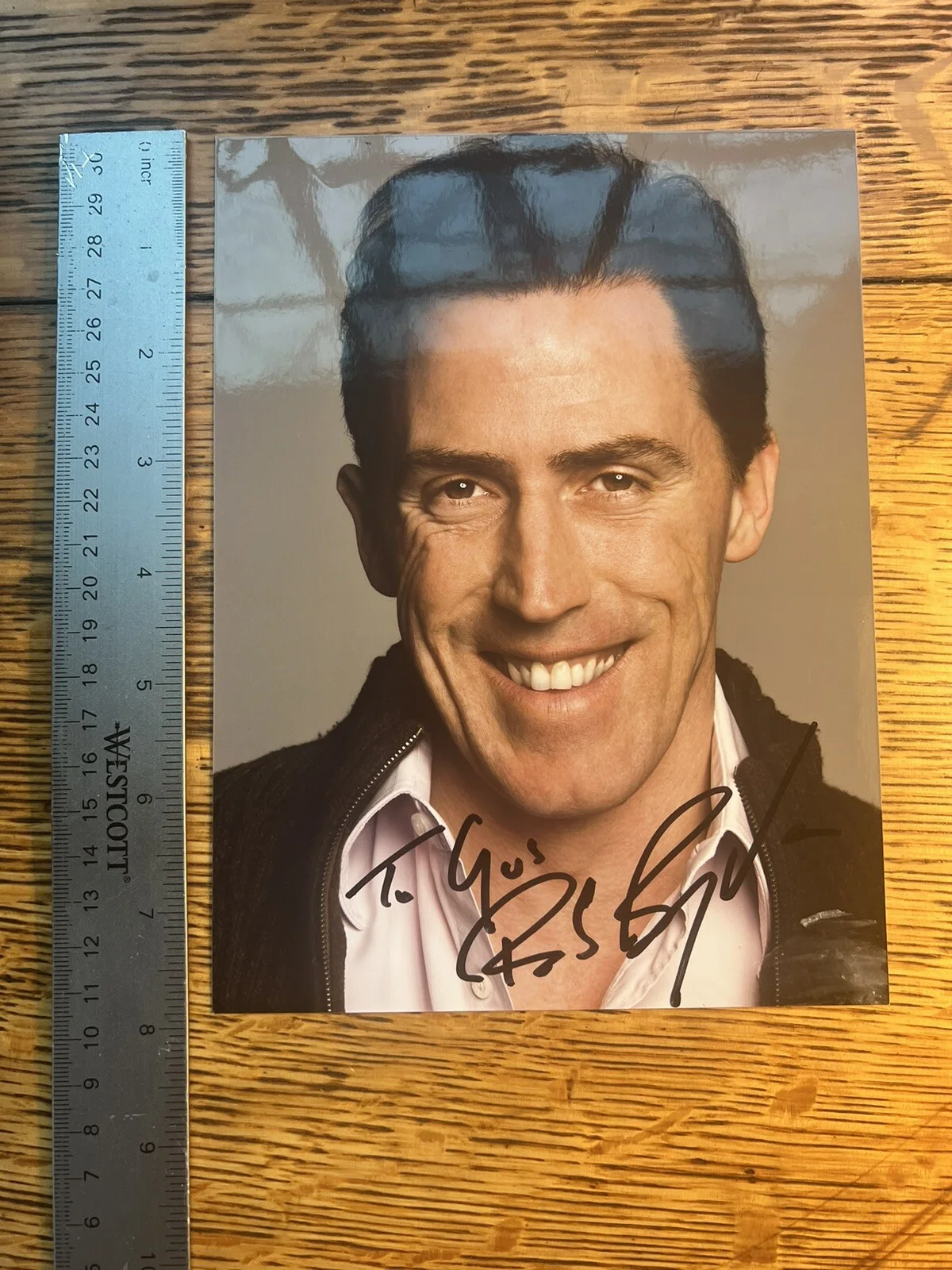 Rob Brydon (Host - Would I Lie To You?) hand signed 8x6 Photo RARE, image 4