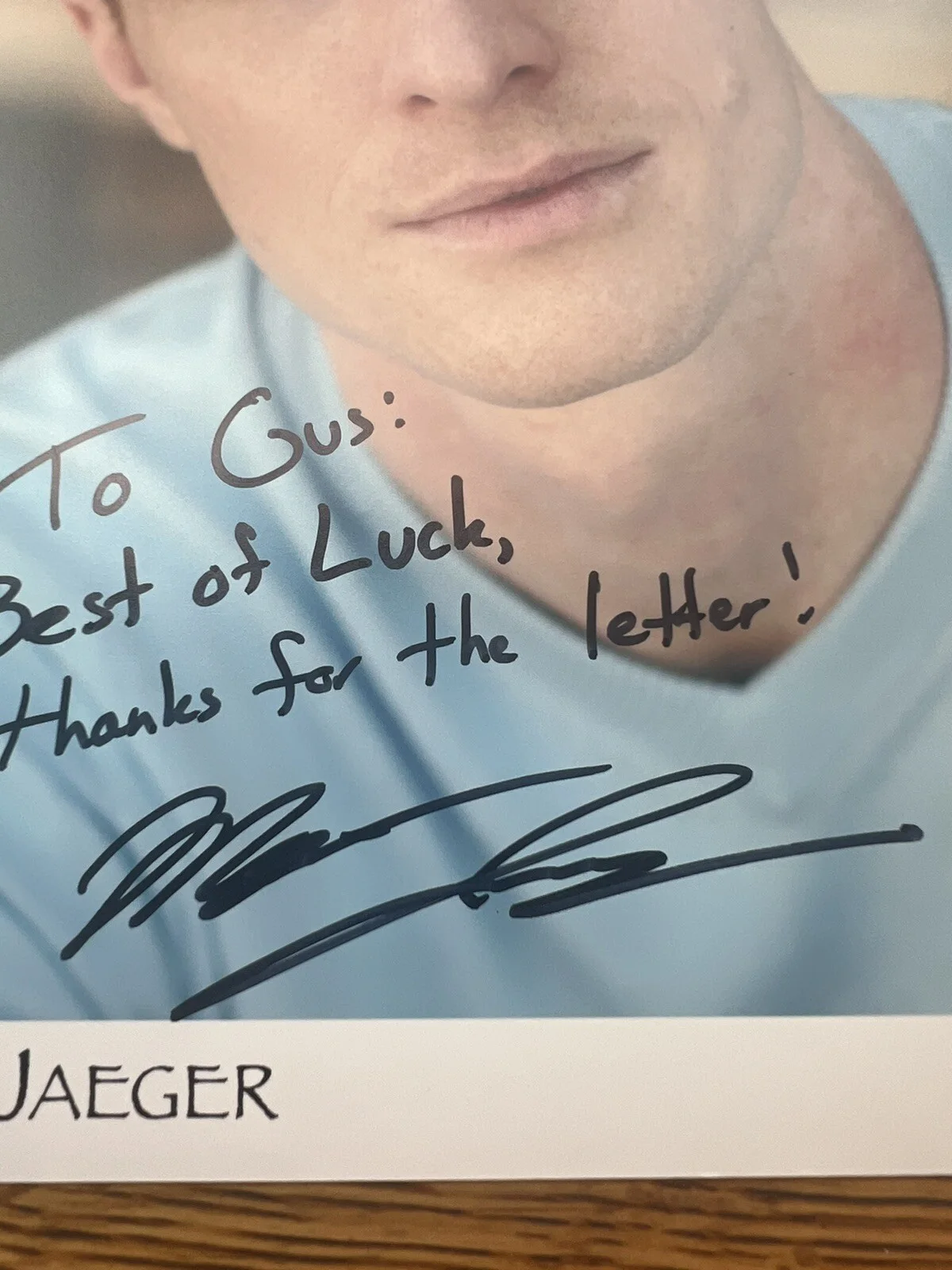 Matthew Jaeger - Signed Auto 8x10 Photo - Yellowstone - With Letter, изображение 4