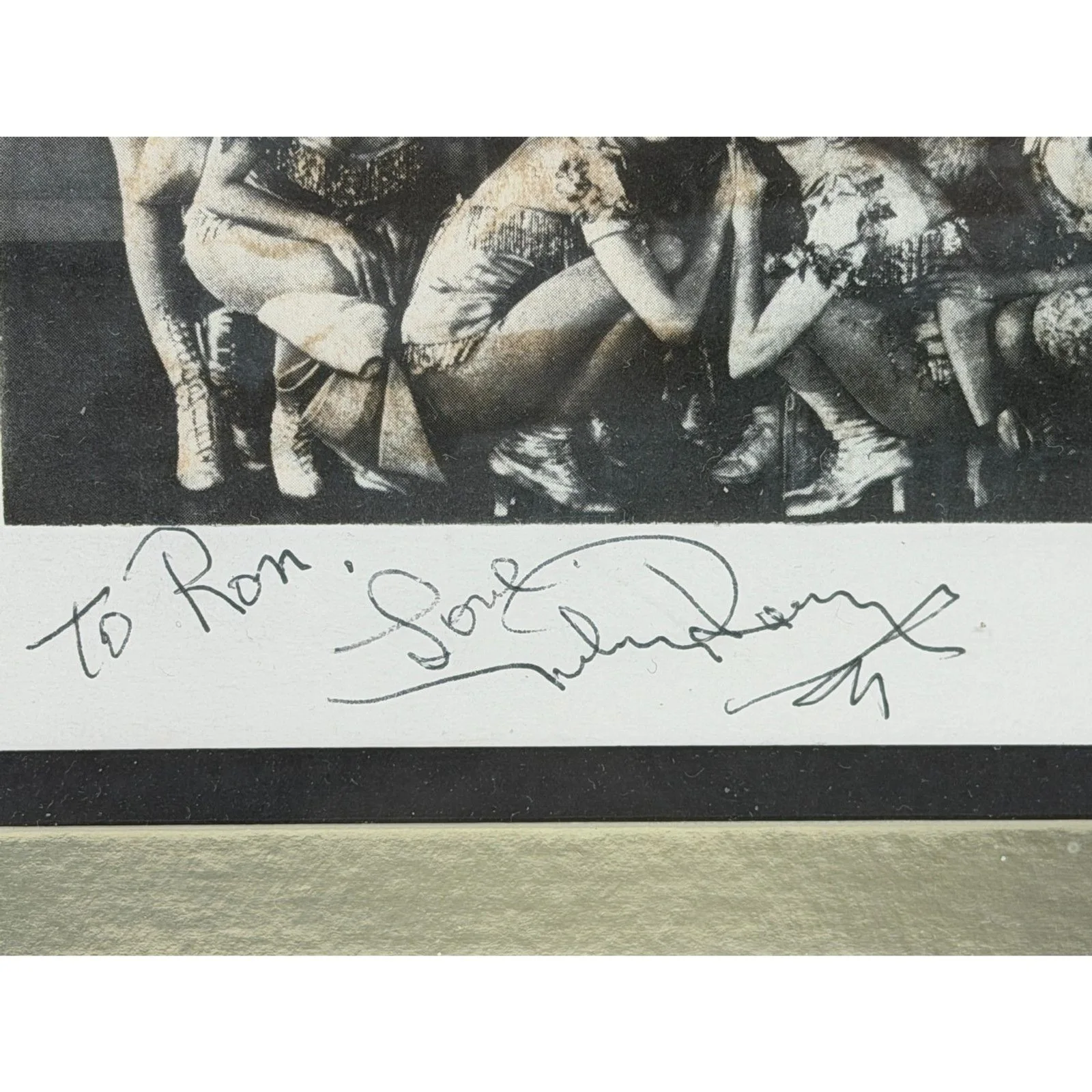 Sugar Babies Poster Signed Mickey Rooney, Ann Miller and Debbie Gornay w/ Frame, image 5