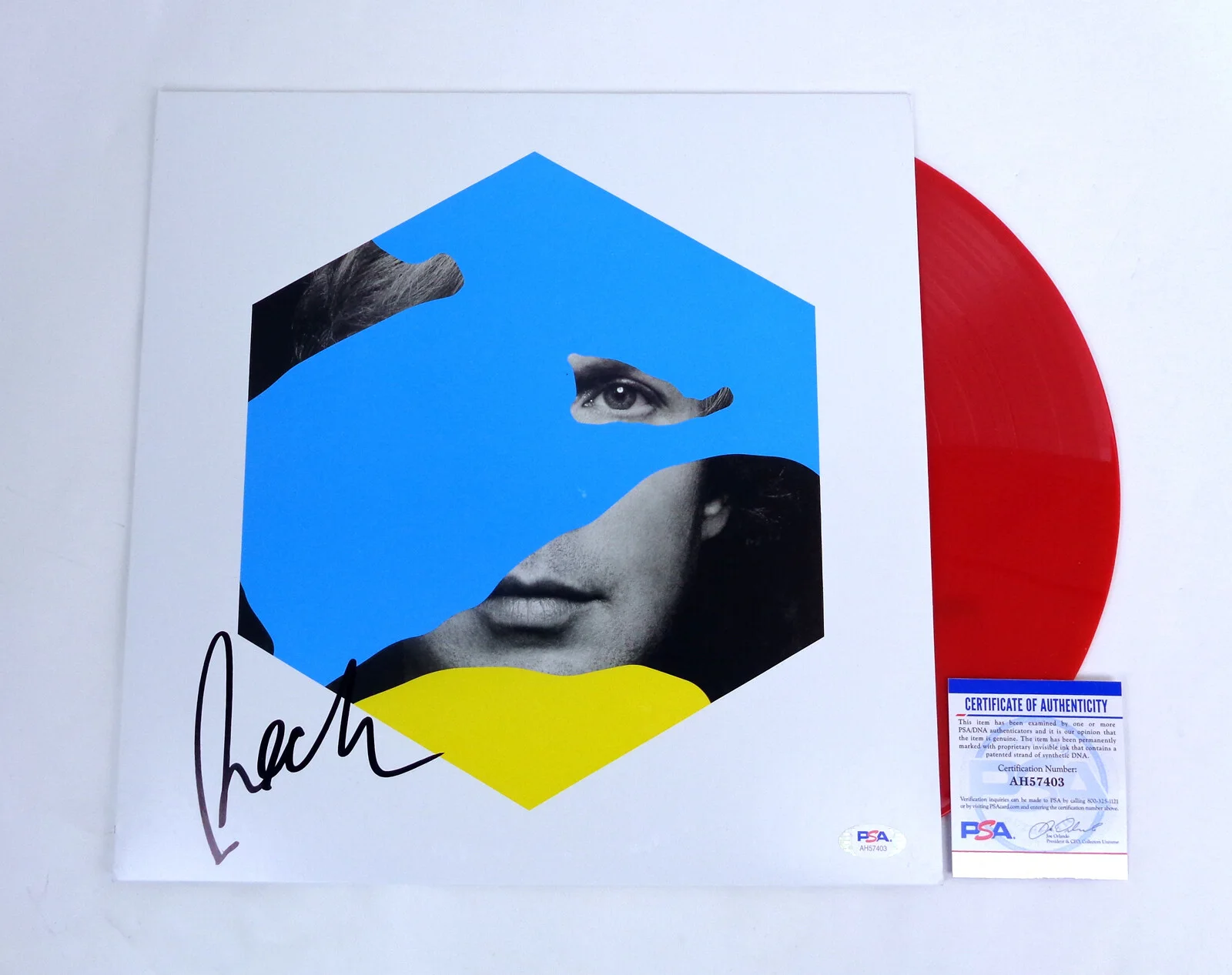 Beck Hansen — Beck Hansen Signed Autograph Colors Vinyl Record Album PSA/DNA COA