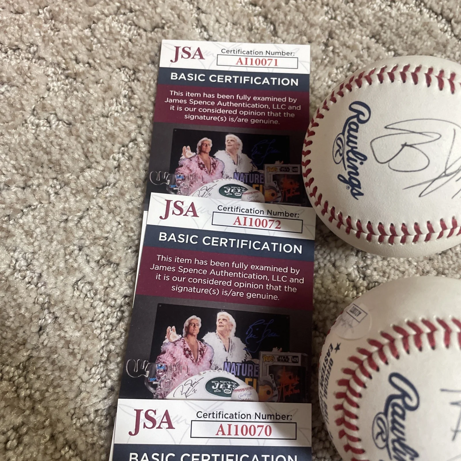Florida Georgia Line Signed Minor League Baseball Auto Autographed Country JSA, изображение 4