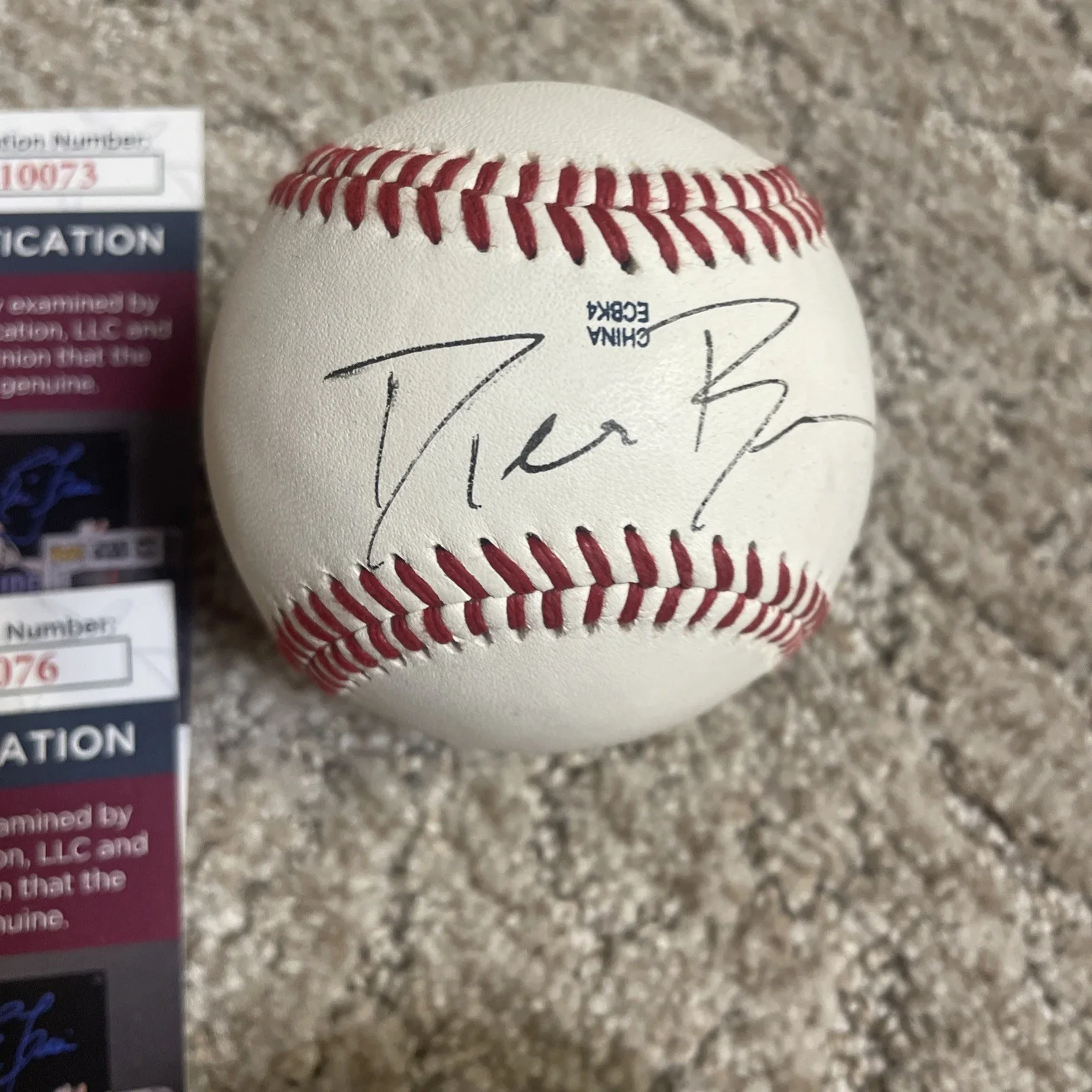 Dierks Bentley Signed Minor League Baseball Auto Autographed Country Artist JSA, image 5