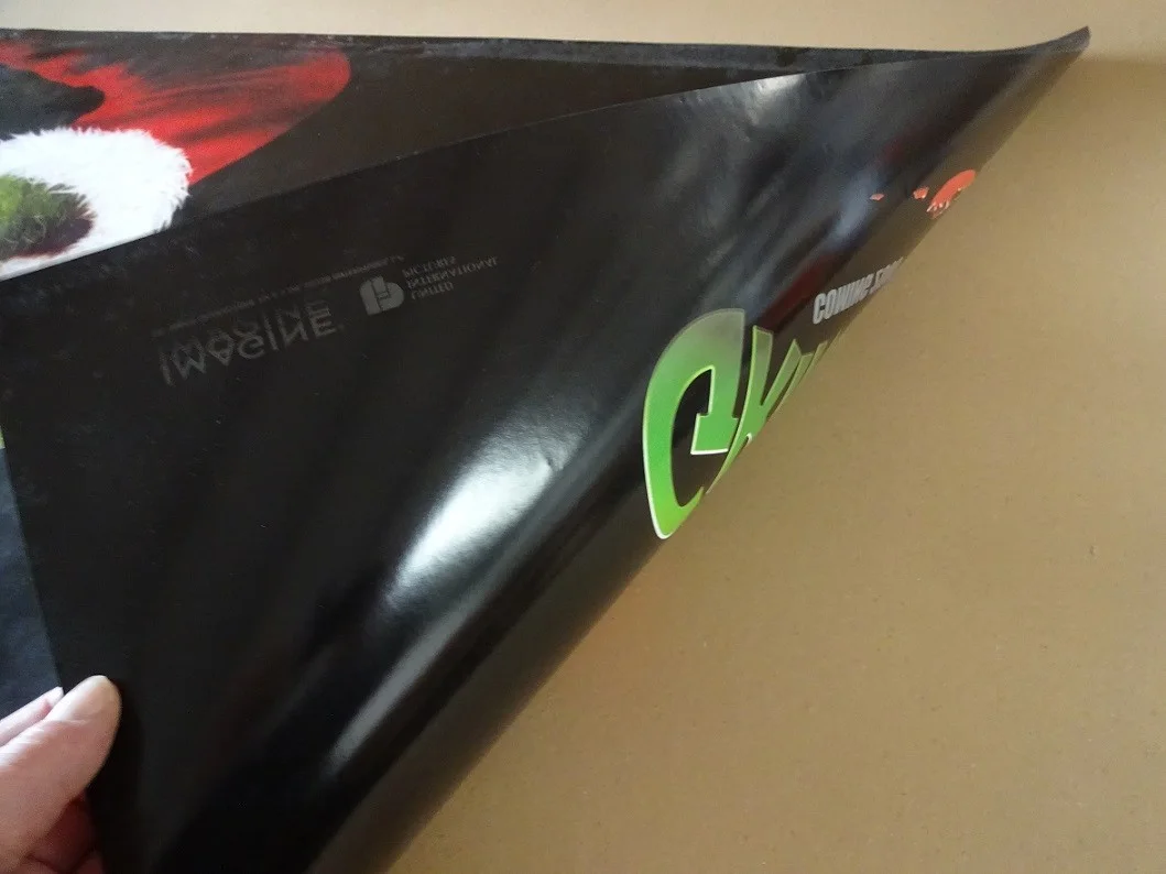 The Grinch 2000 Double Sided Movie Poster 40" x 27" Jim Carrey & Bill Irwin, изображение 2