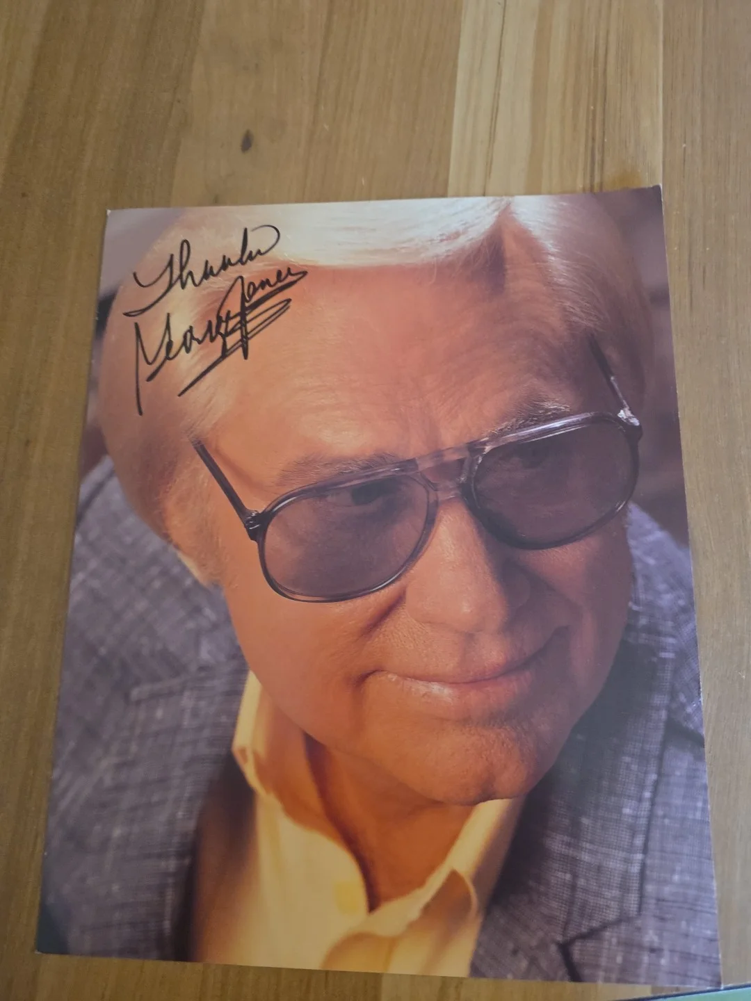 George Jones — George Jones personally signed picture from the early 90s, image 2