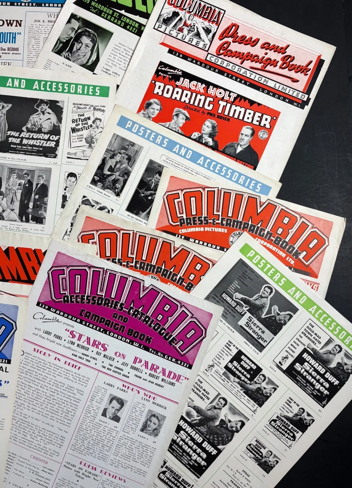 JOB LOT 20x ORIGINAL Press Campaign Books COLUMBIA STUDIOS c.1950s VERY RARE [1], изображение 3