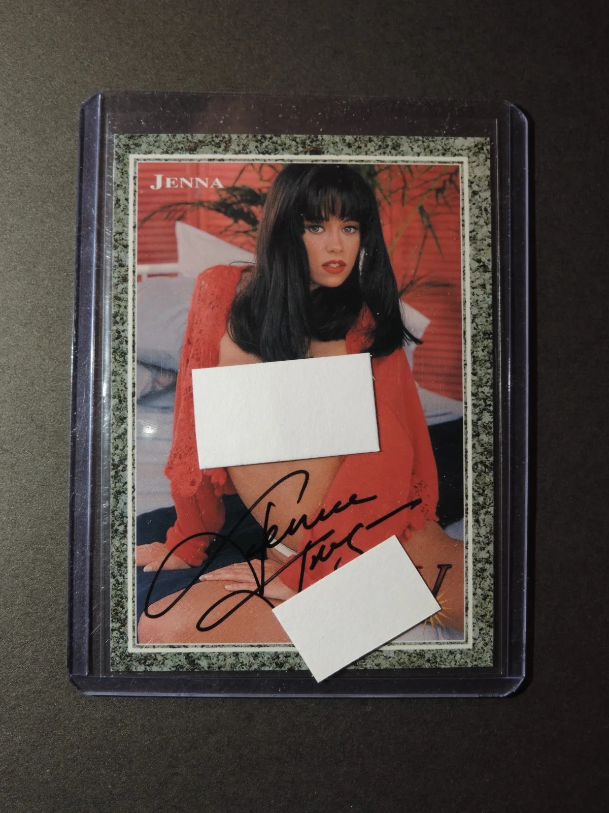 Jenna Jameson — Jenna Jameson Autographed Trading Card Hot Shots V Card No 92 MINT, image 2