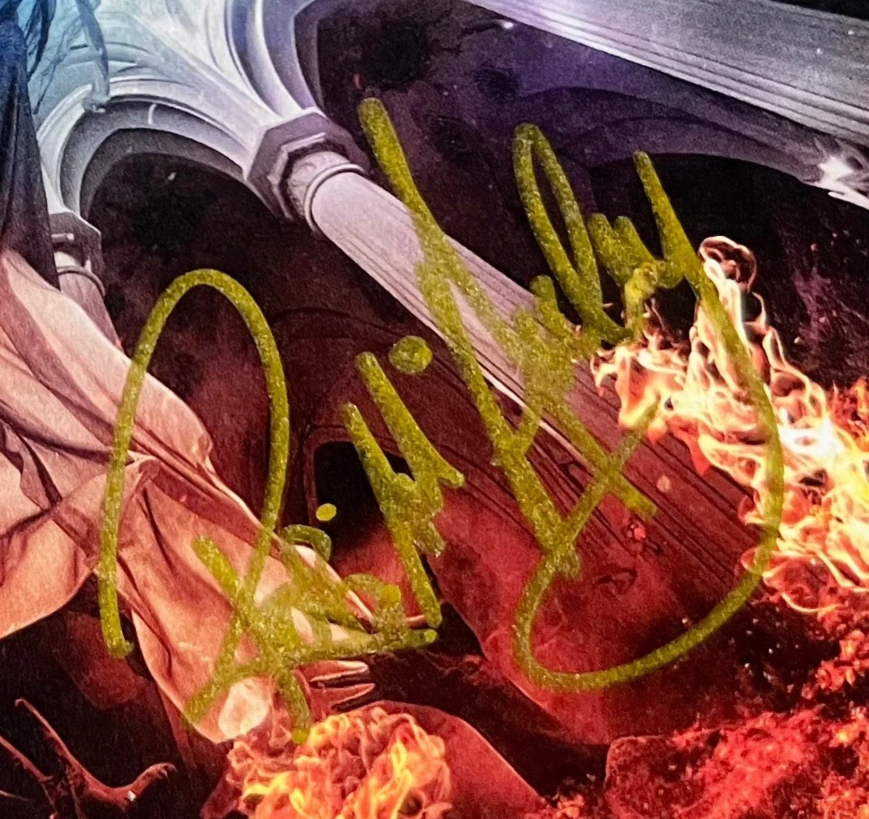 ROBIN MCAULEY Soulbound Ltd Ed RARE Signed Album Art Card Michael Schenker Group, image 2