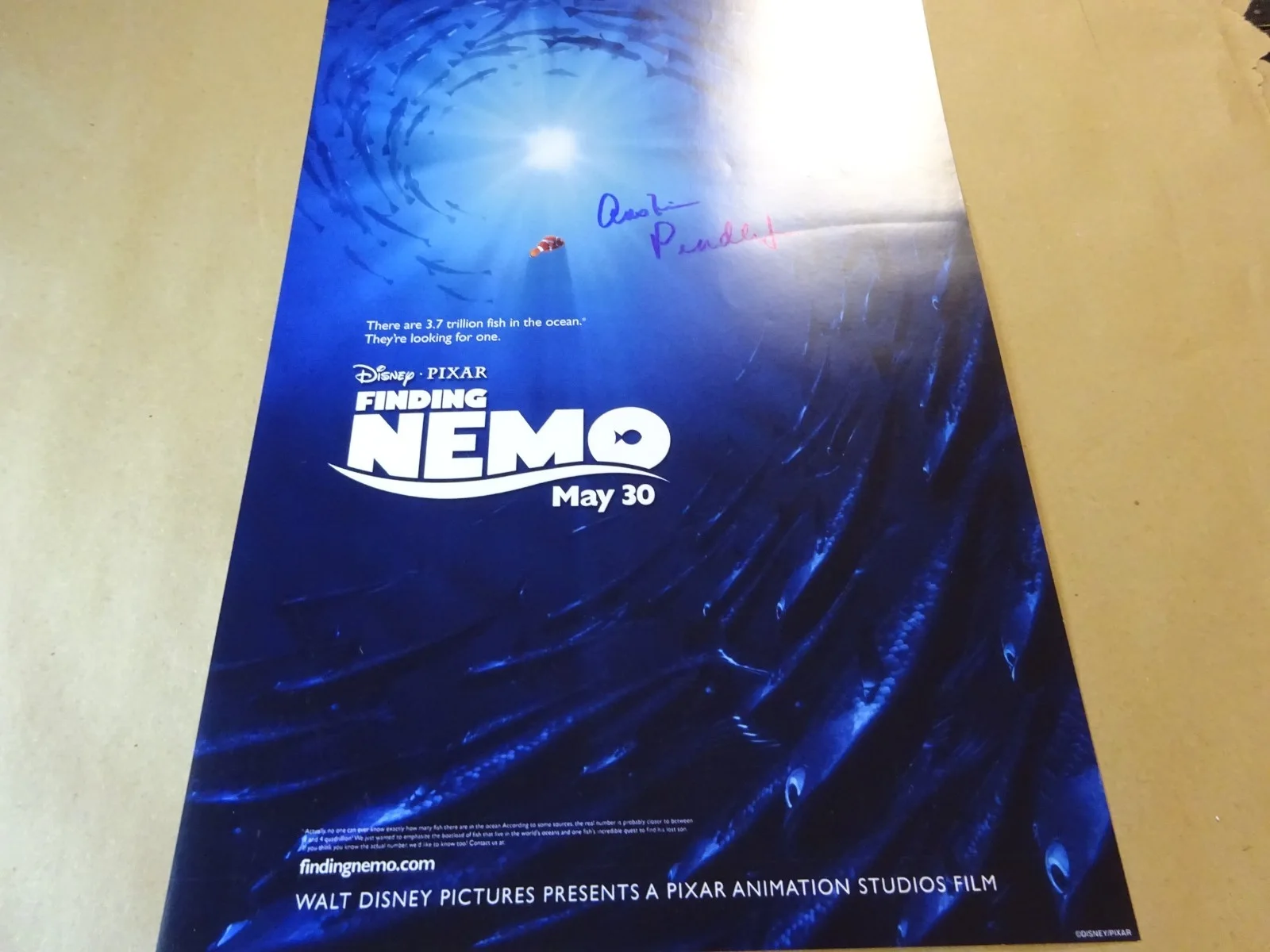 Austin Pendleton — Signed Austin Pendleton Autographed 11"x17" Finding Nemo Photo, image 2