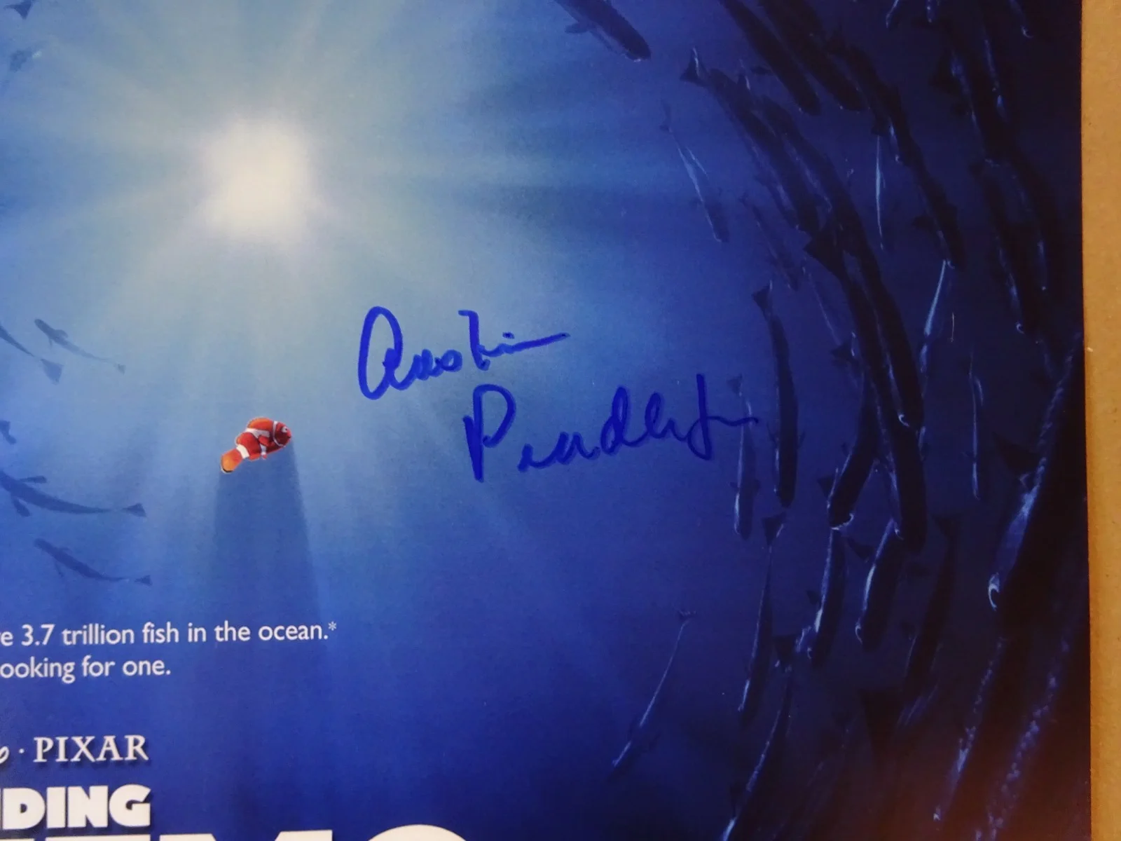Austin Pendleton — Signed Austin Pendleton Autographed 11"x17" Finding Nemo Photo, image 3