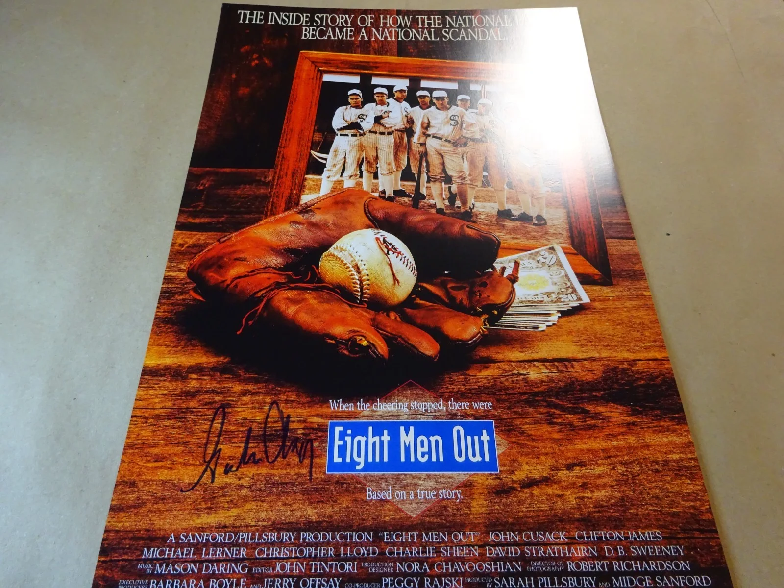 Gordon Clapp — Signed Gordon Clapp Autographed 11"x17" Eight Men Out Photo, изображение 2