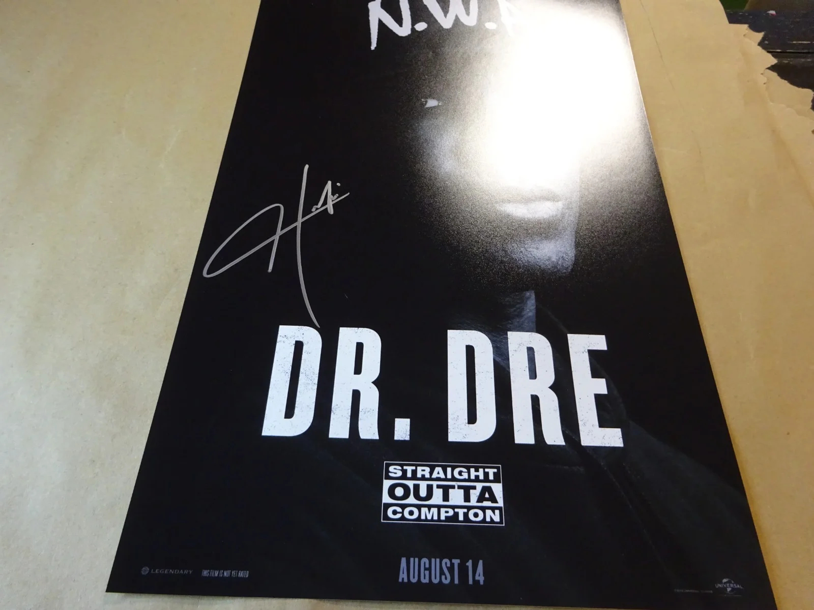 Corey Hawkins — Signed Corey Hawkins Autographed 11"x17" Straight Outta Compton Photo, image 2