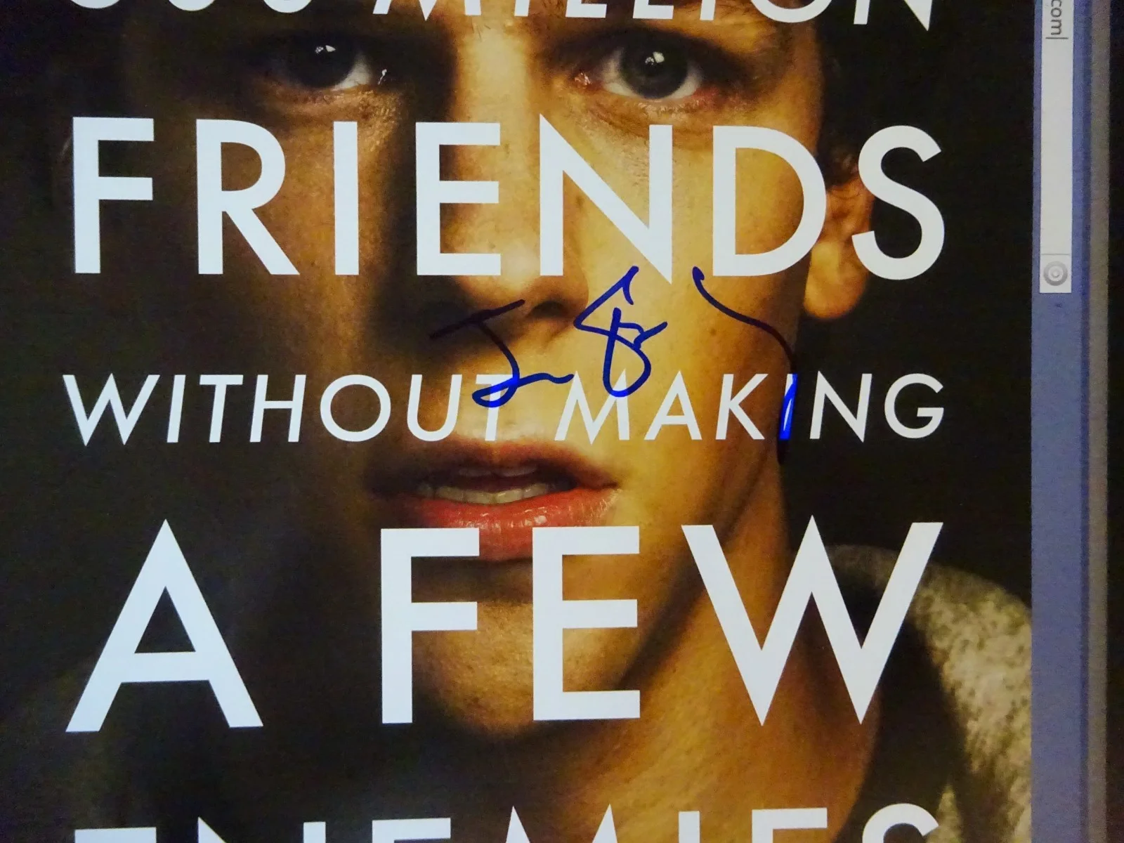 Jesse Eisenberg — Signed Jesse Eisenberg Autographed The Social Network 12"x18" Photo Beckett COA, image 3