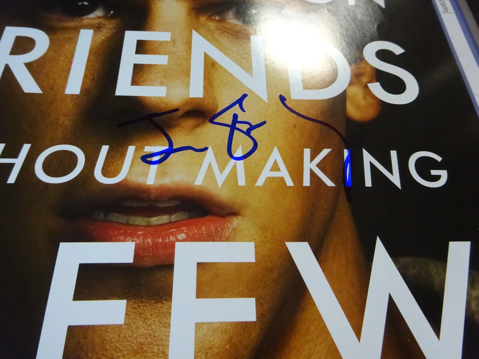 Jesse Eisenberg — Signed Jesse Eisenberg Autographed The Social Network 12"x18" Photo Beckett COA, image 4