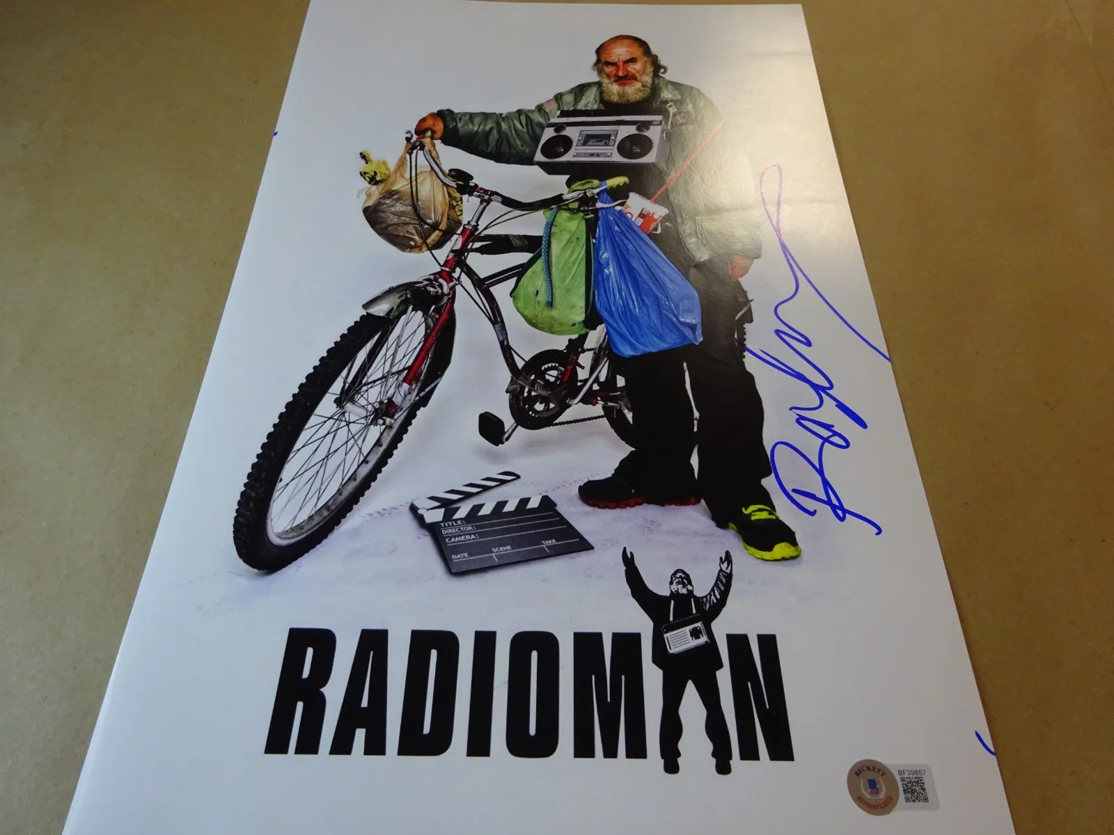 Radio Man — Signed Radio Man Autographed Radioman Personality 11"x17" Photo Beckett BAS COA, изображение 2