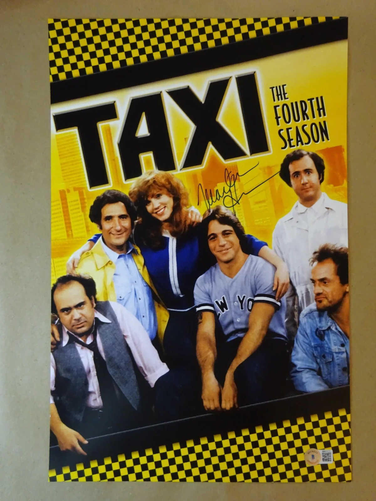 Marilu Henner — Autographed Marilu Henner Signed Taxi Season 4 Photo 11"x17" Beckett BAS COA