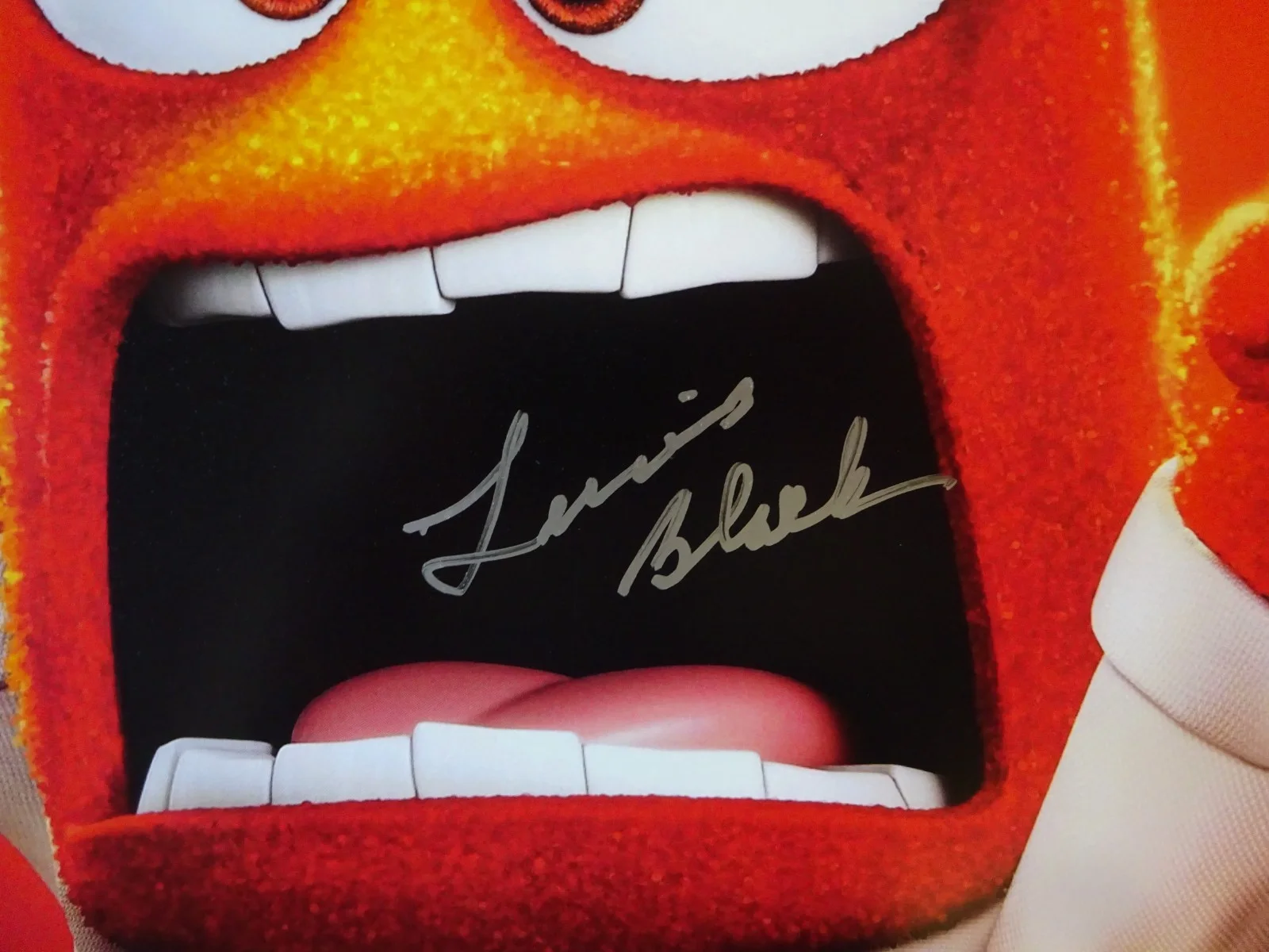 Lewis Black — Signed Lewis Black Autographed 11"x17" Anger Inside Out Photo, image 3