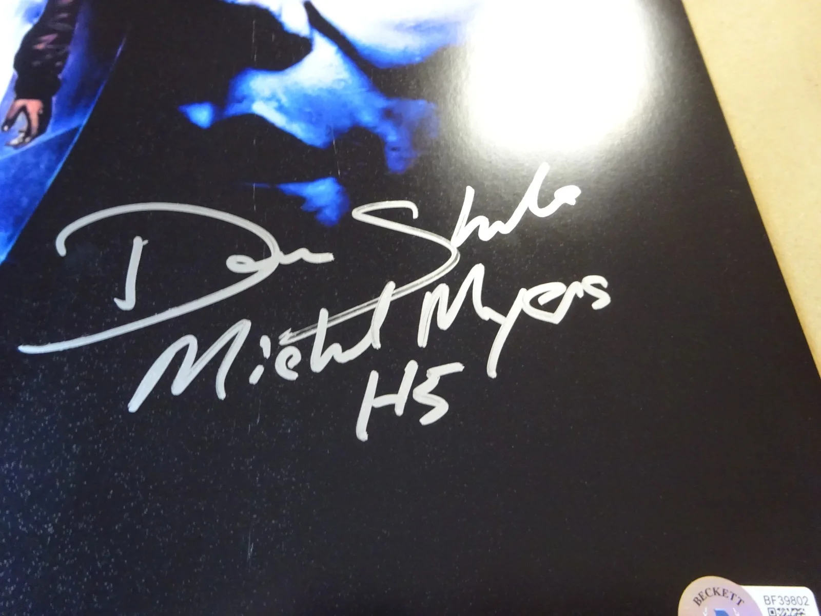 Don Shanks — Signed Don Shanks Autographed Halloween 5 Michael Myers 11"x17" Photo BAS COA, image 4