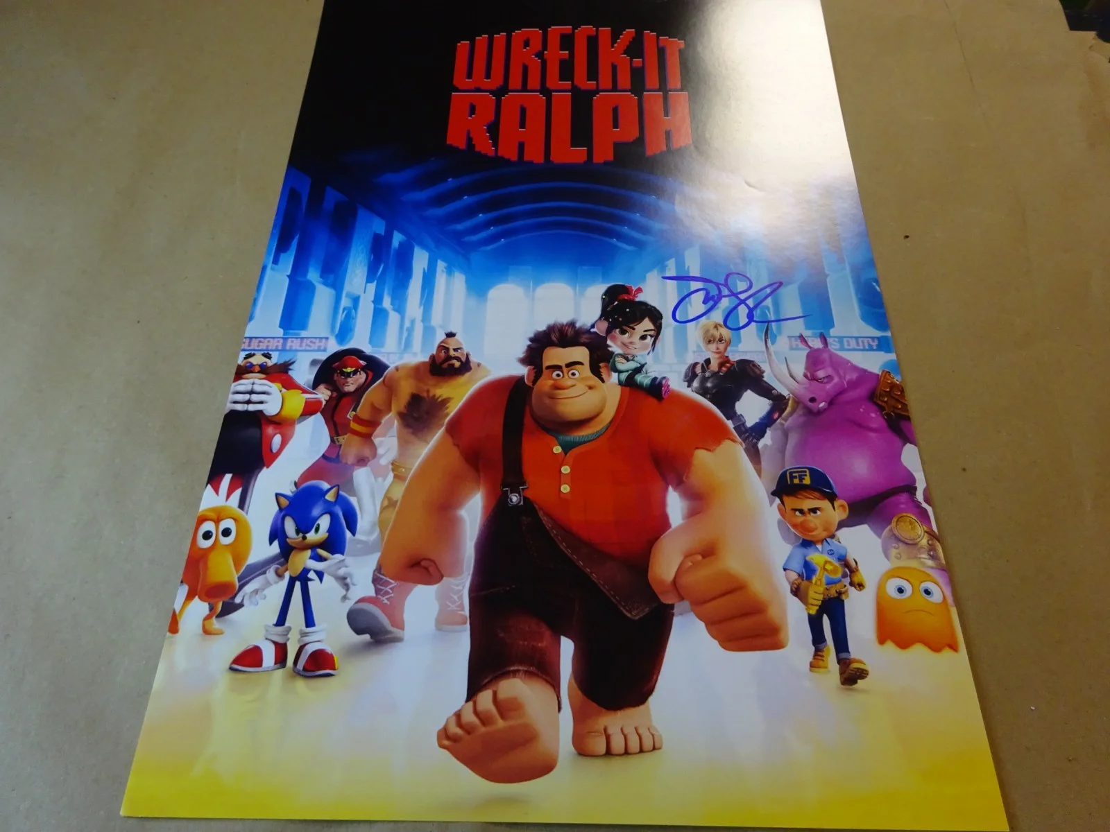 Jane Lynch — Signed Jane Lynch Autographed Wreck-It Ralph 11"x17" Photo, image 2