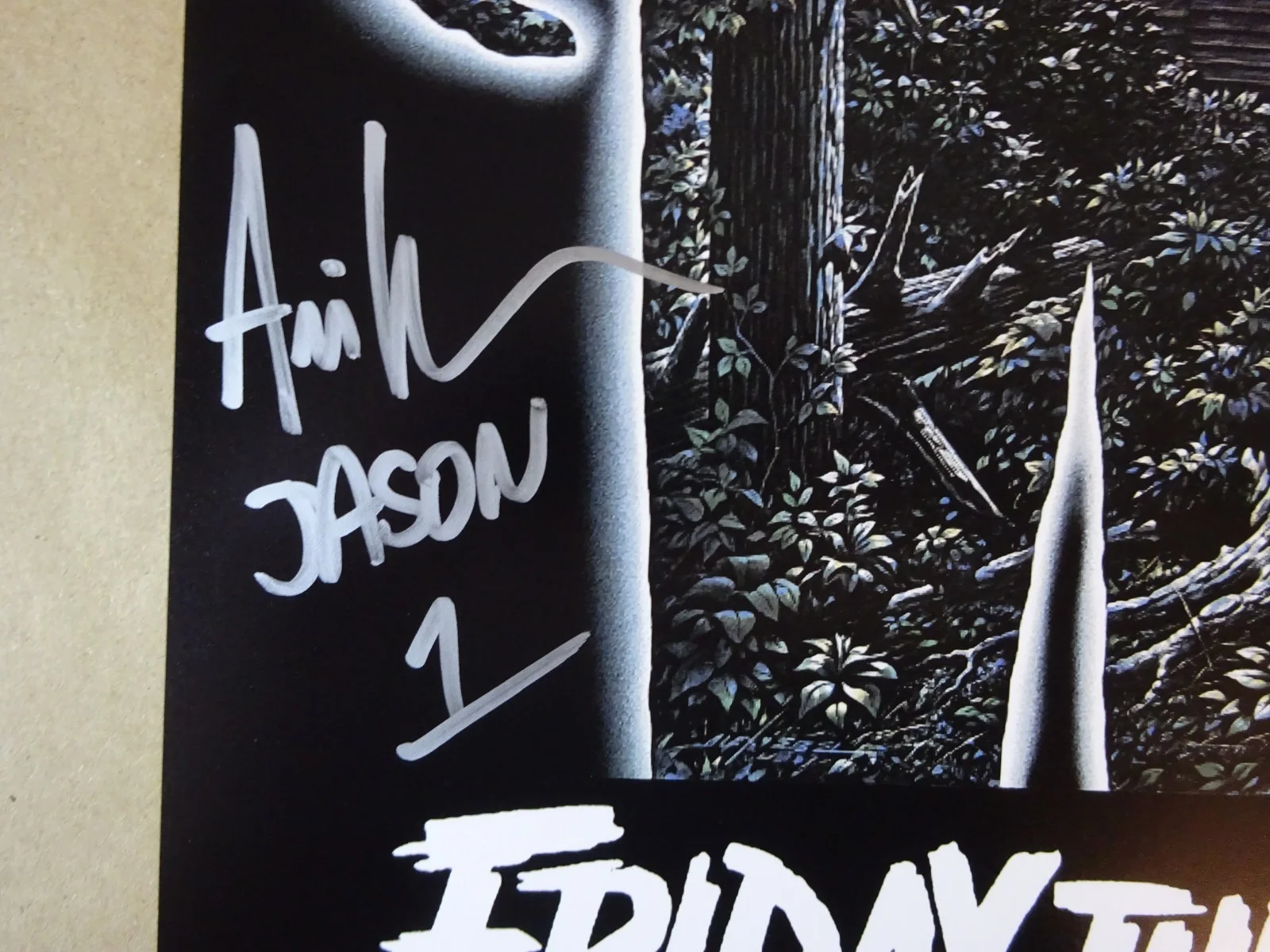Ari Lehman — Signed Ari Lehman Autographed 11"x17" Friday The 13th Photo, image 3