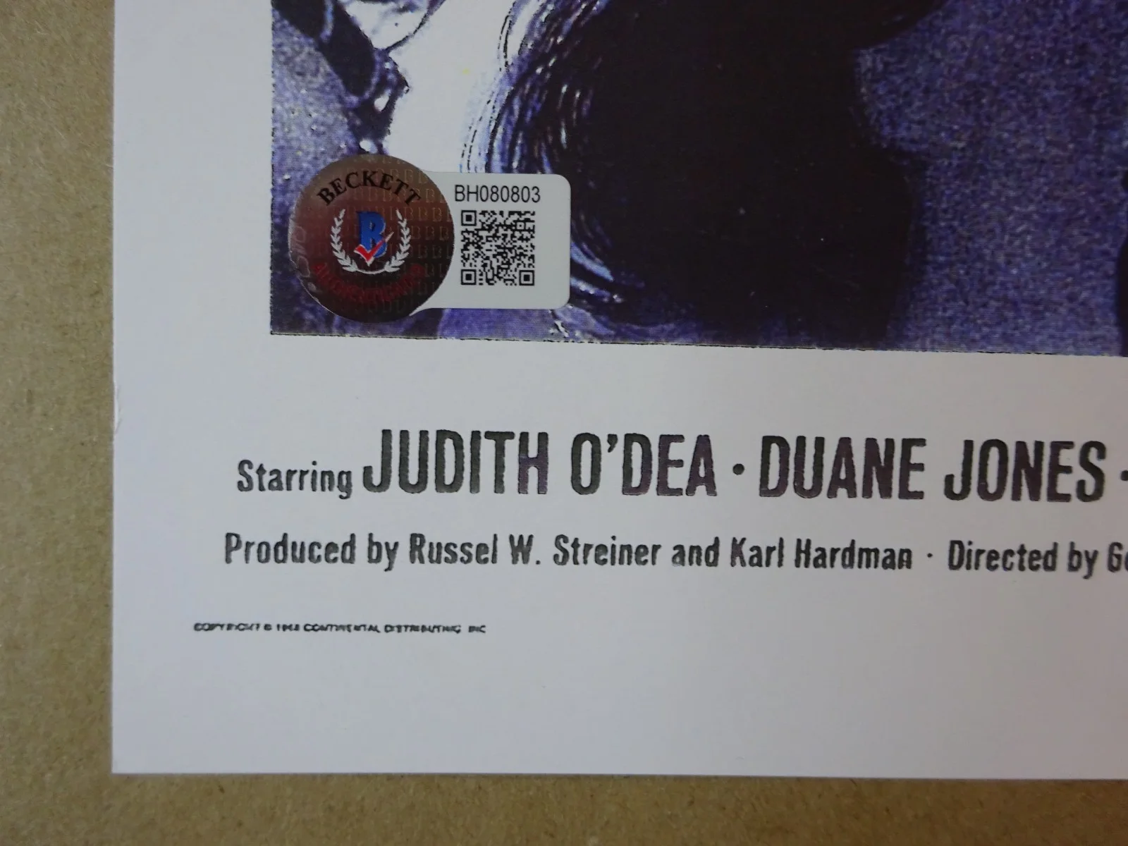 John Russo — Signed & Sketch John Russo Night Of The Living Dead 11"x17" Photo Beckett COA, изображение 5